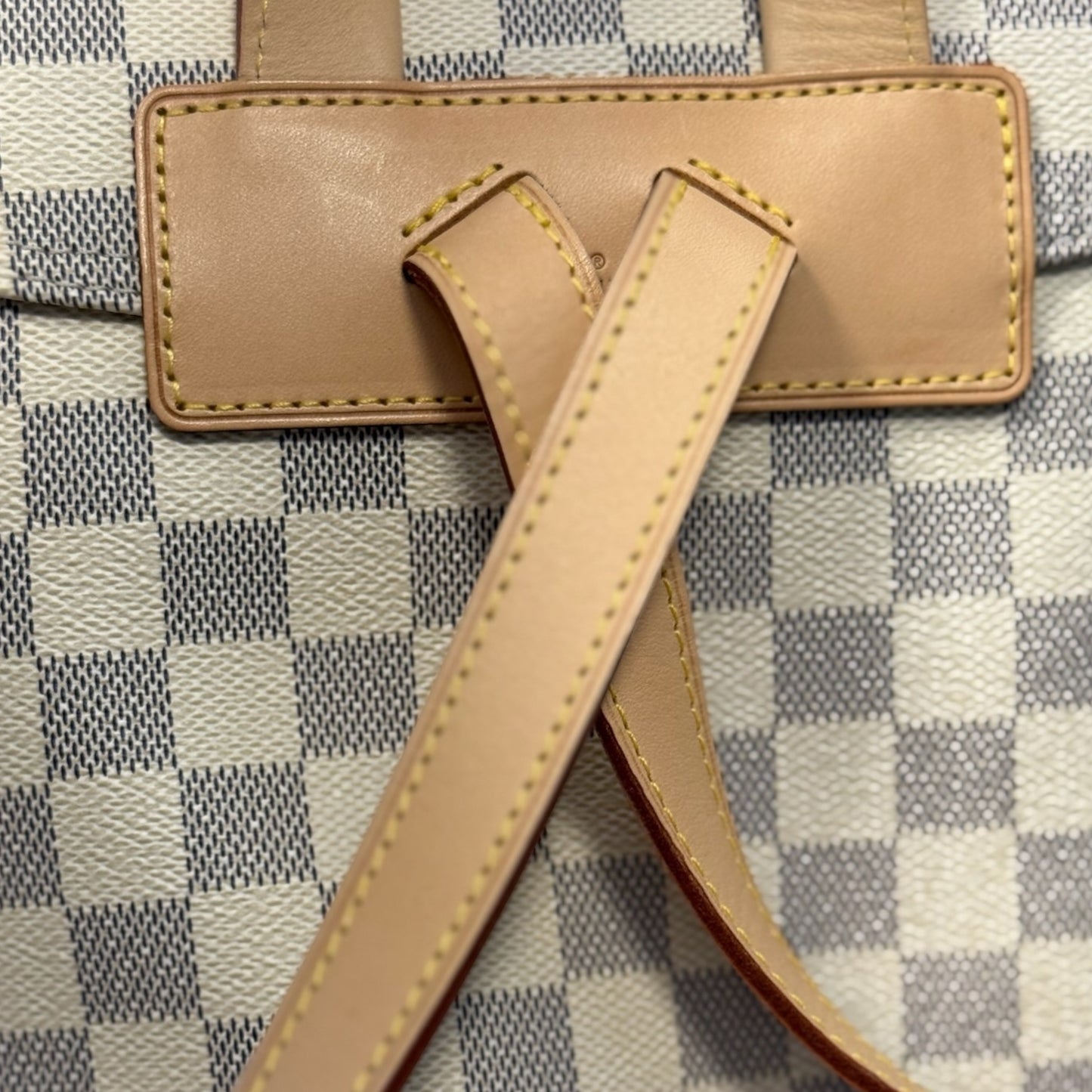 PRE-OWNED LV Damier Azur Canvas Sperone Backpack