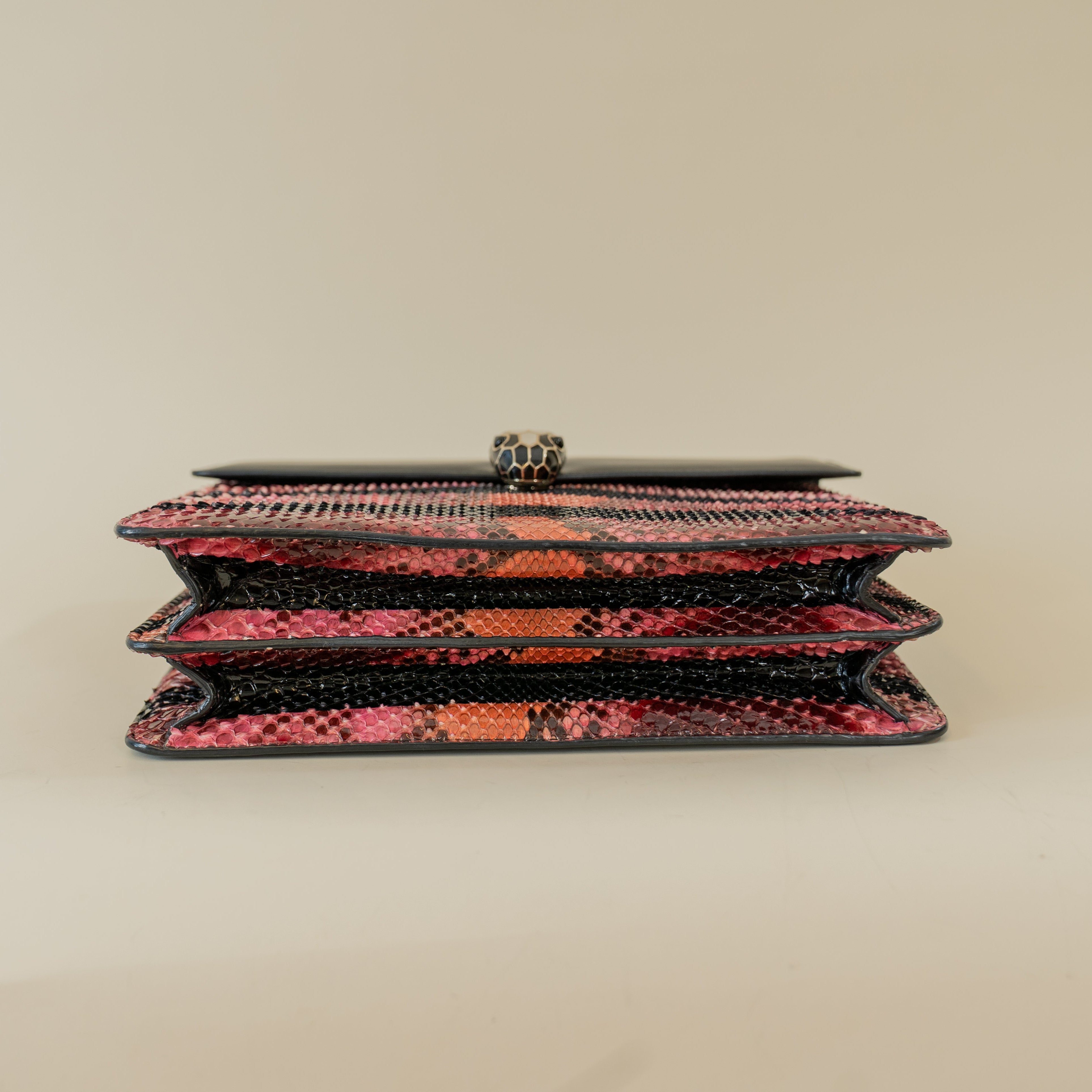PRE-OWNED Serpenti Forever Flap Shoulder Bag