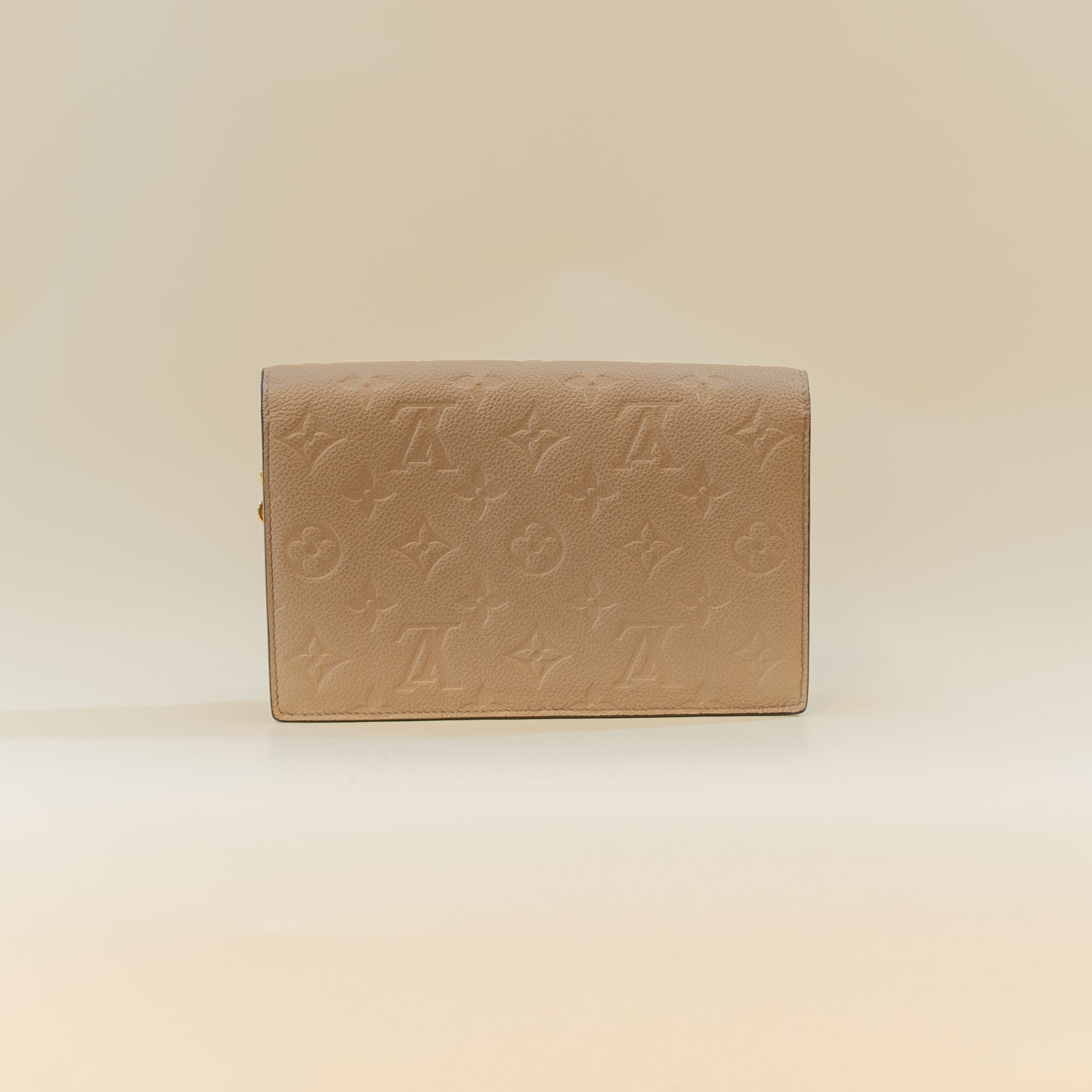 PRE-OWNED LV Empreinte Vavin Chain Wallet Tourterelle Shoulder Bag