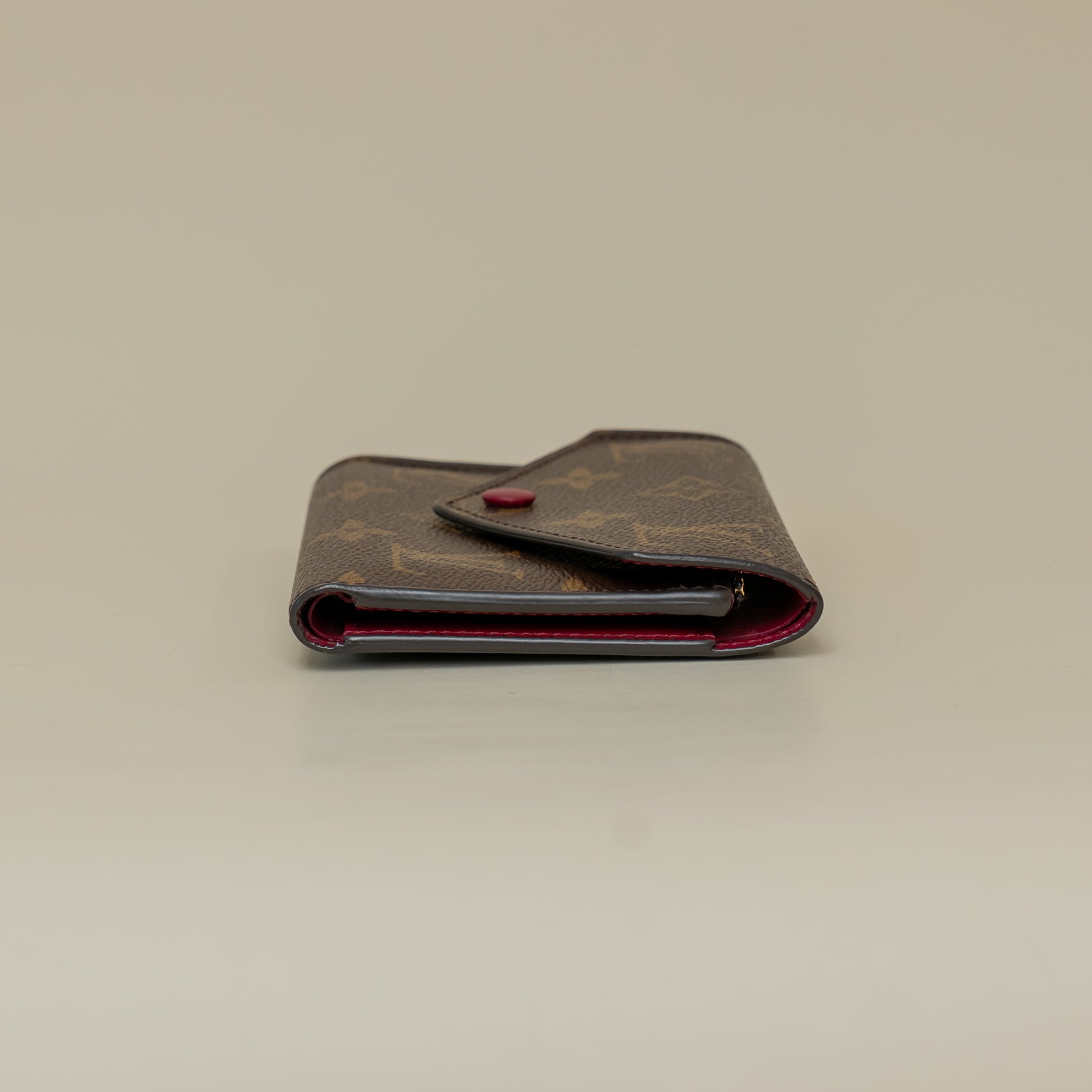 PRE-OWNED LV Monogram Victorine Wallet Fuchsia