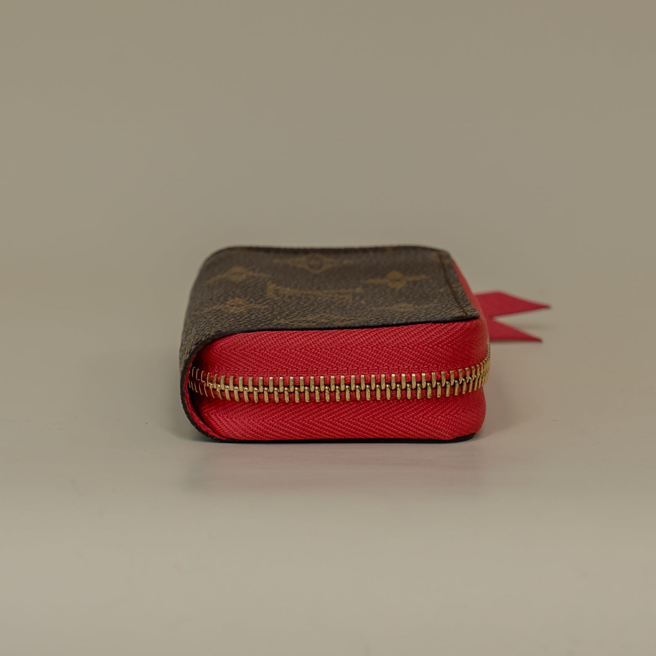 PRE-OWNED Monogram Zippy Card Holder Grenade