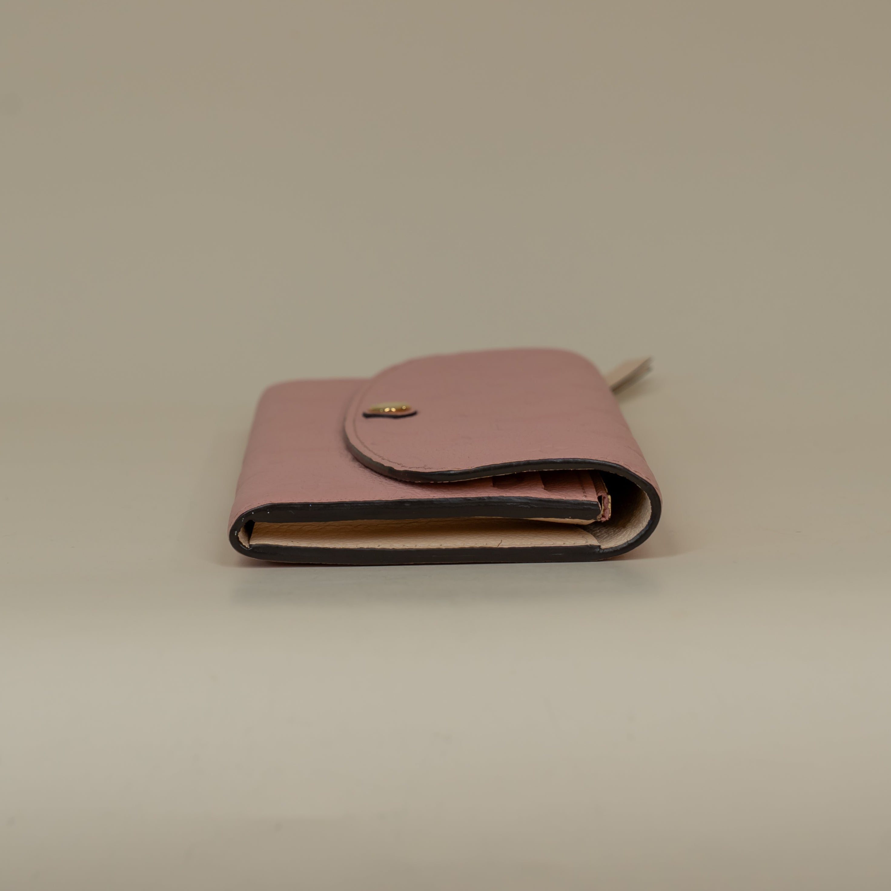 PRE-OWNED LV Empreinte Emilie Wallet Rose Poudre