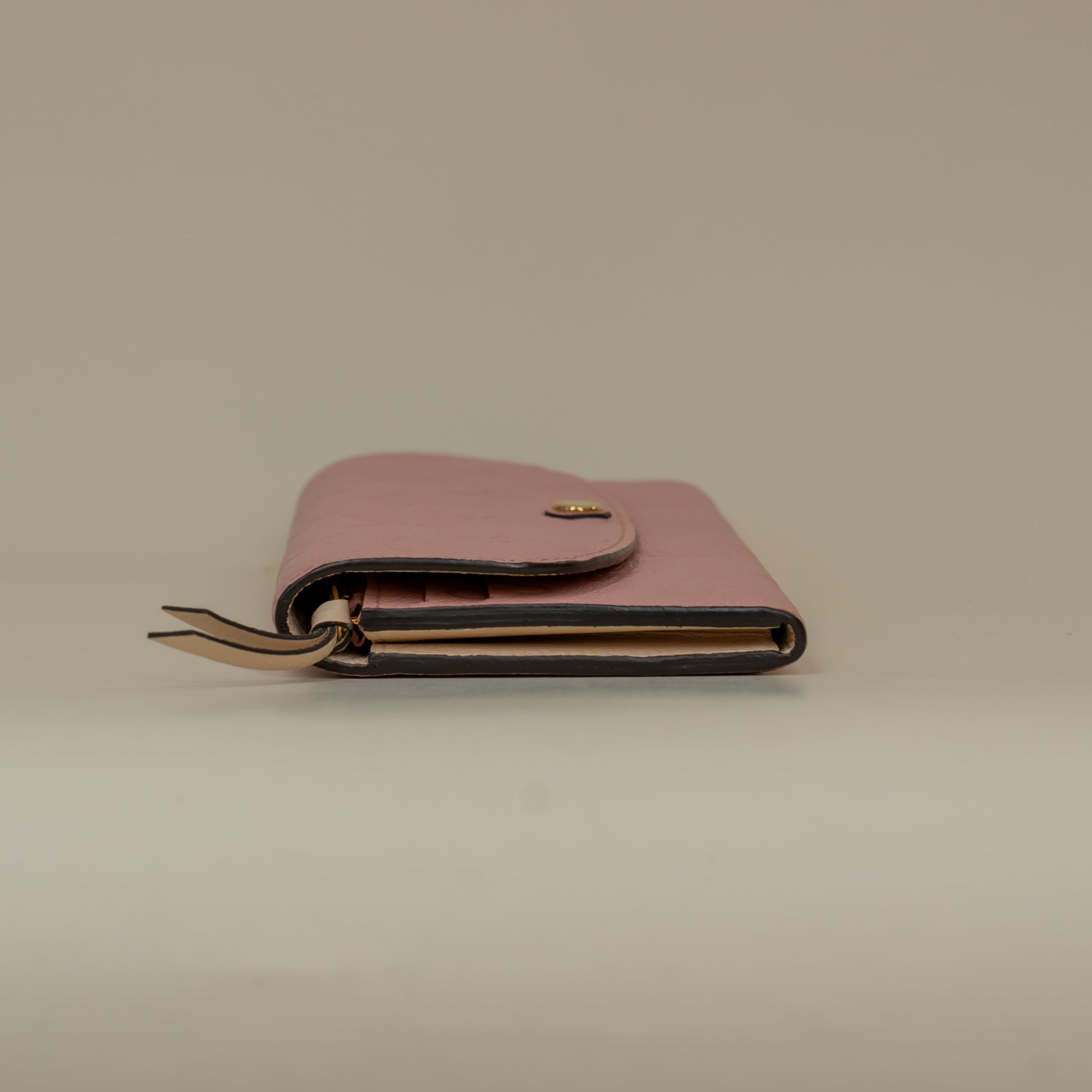 PRE-OWNED LV Empreinte Emilie Wallet Rose Poudre