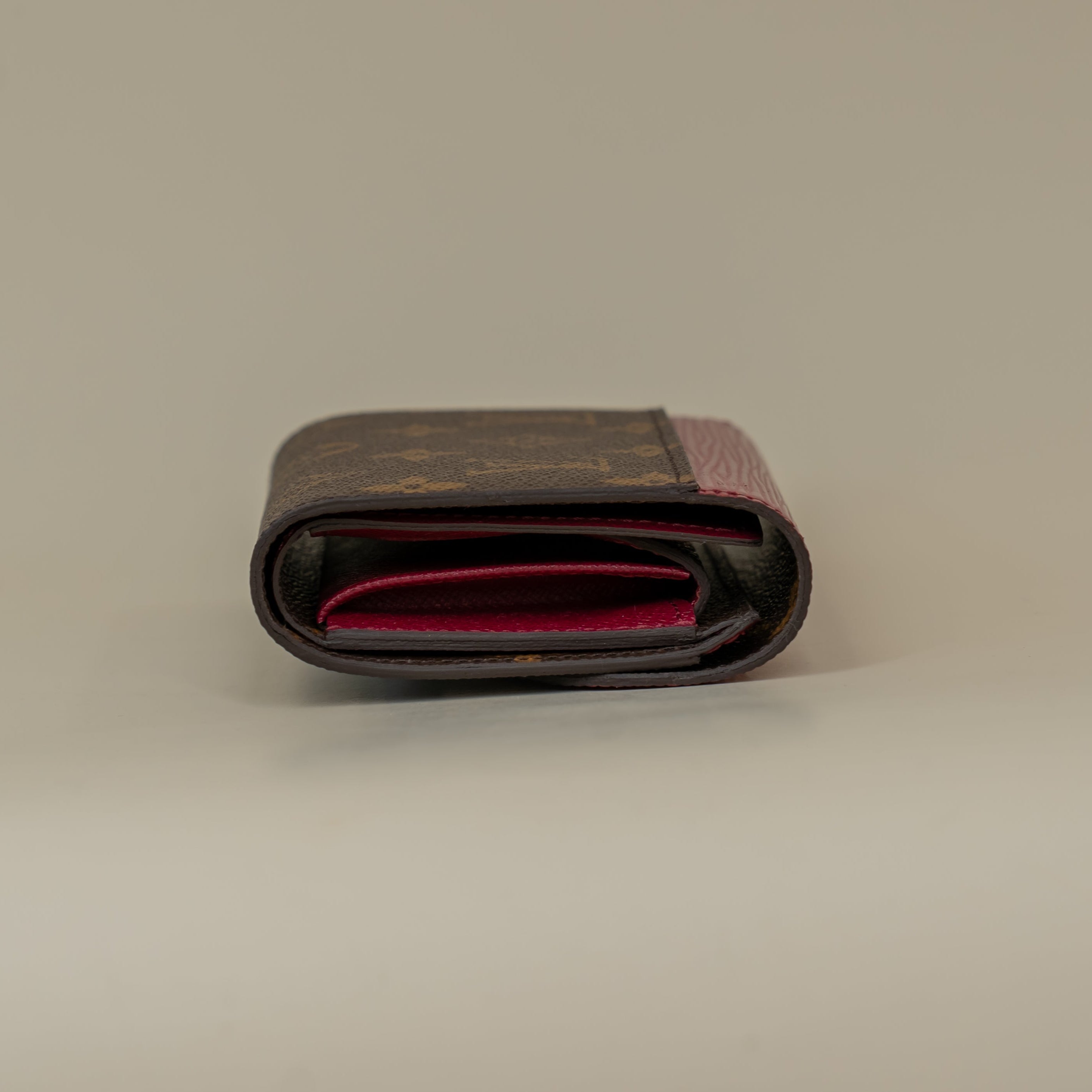 PRE-OWNED LV Epi Monogram Marie-Lou Compact Wallet