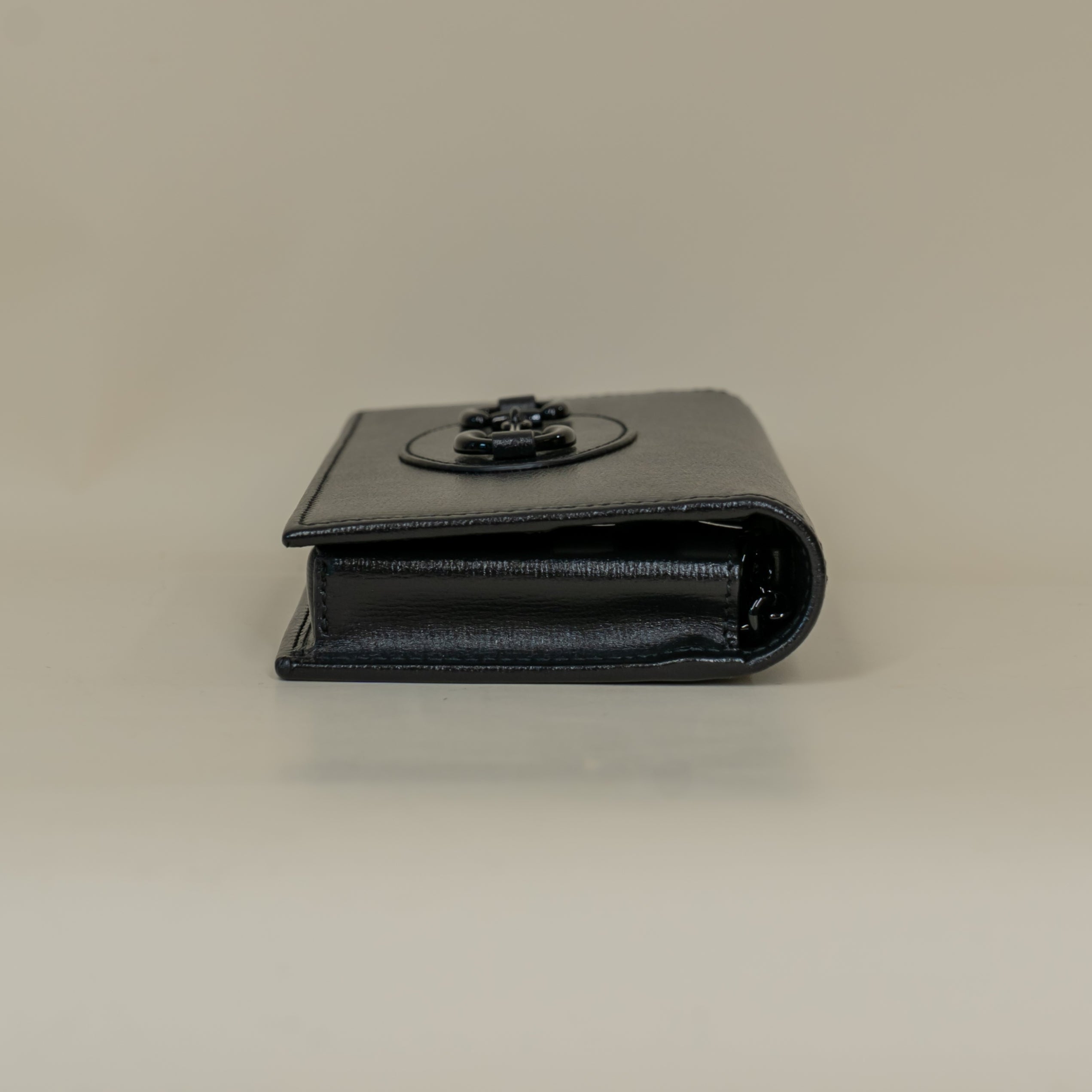 Gucci Black Leather Horsebit 1955 Wallet on Chain