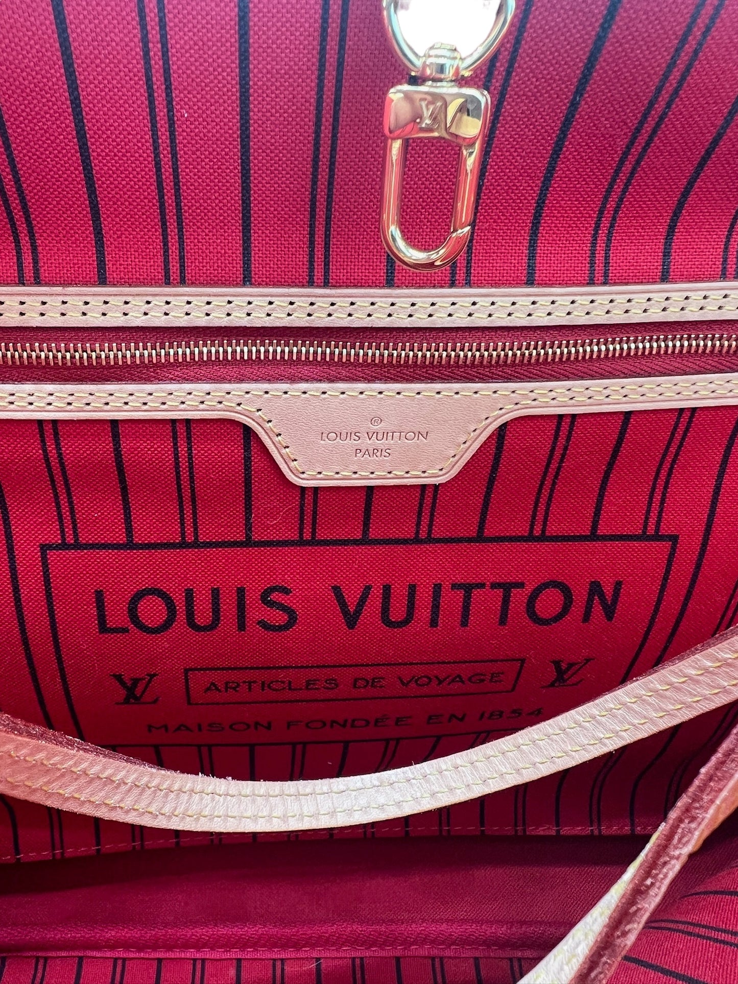 LOUIS VUITTON- Monogram Neverfull MM