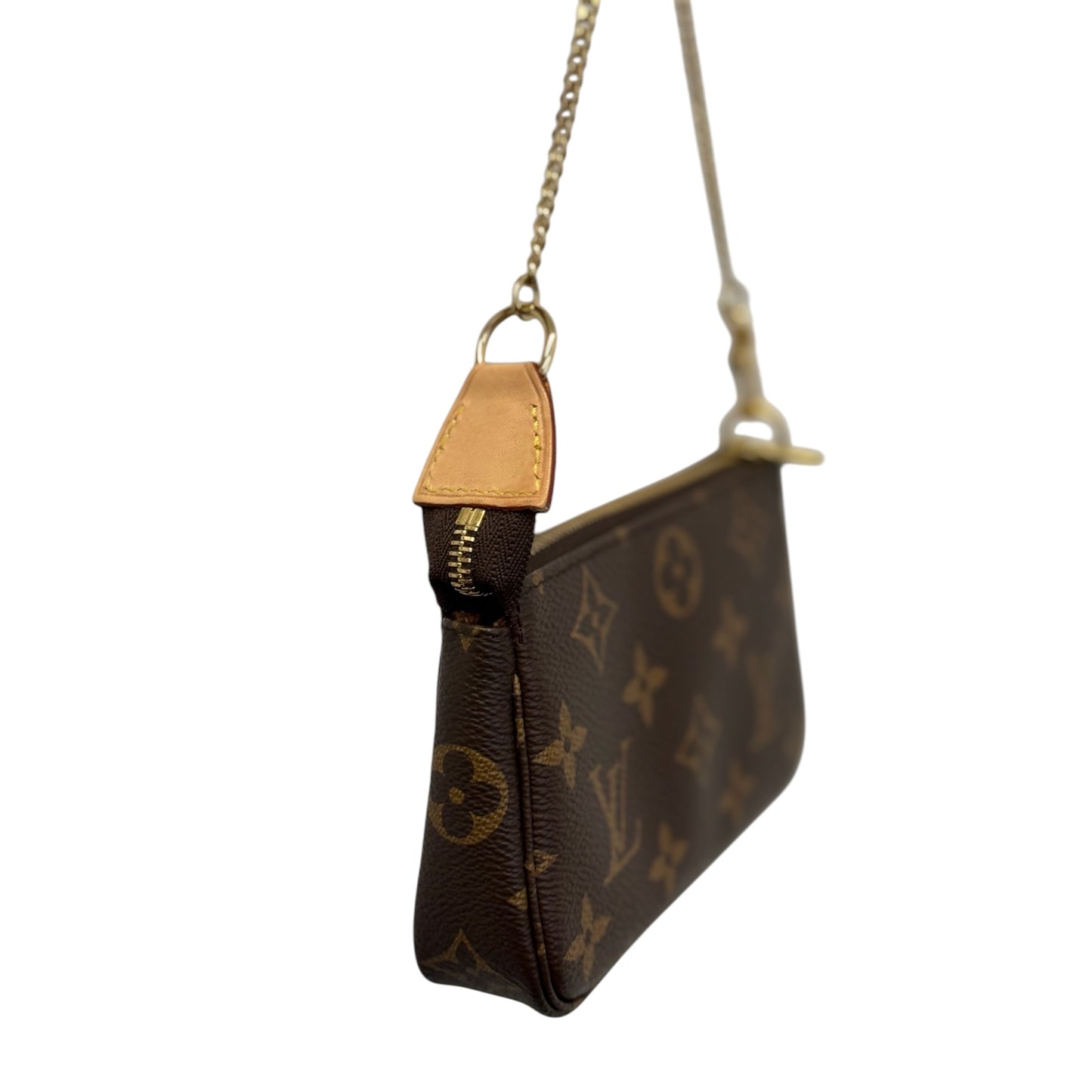 PRE-OWNED LV Monogram Canvas Mini Pochette Accessoires