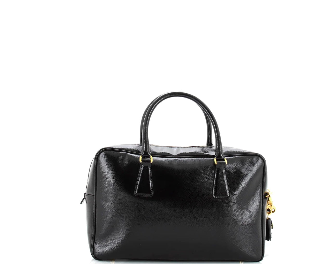 PRADA - Bauletto Bag Vernice Saffiano Leather