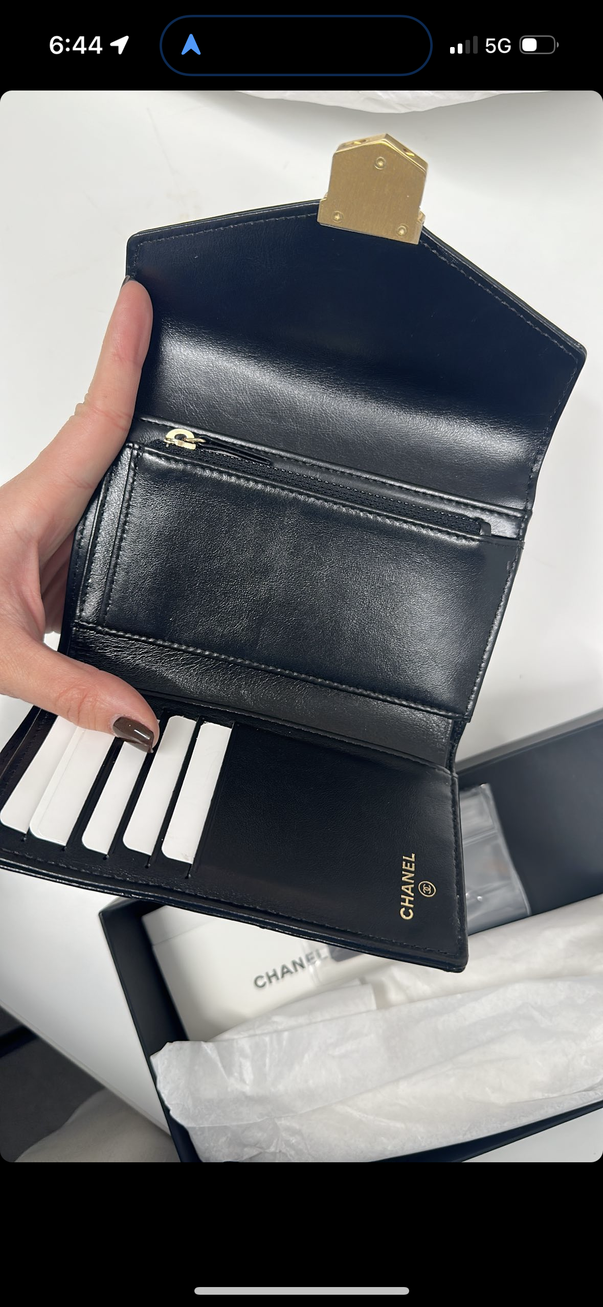Chanel - Small medall wallet