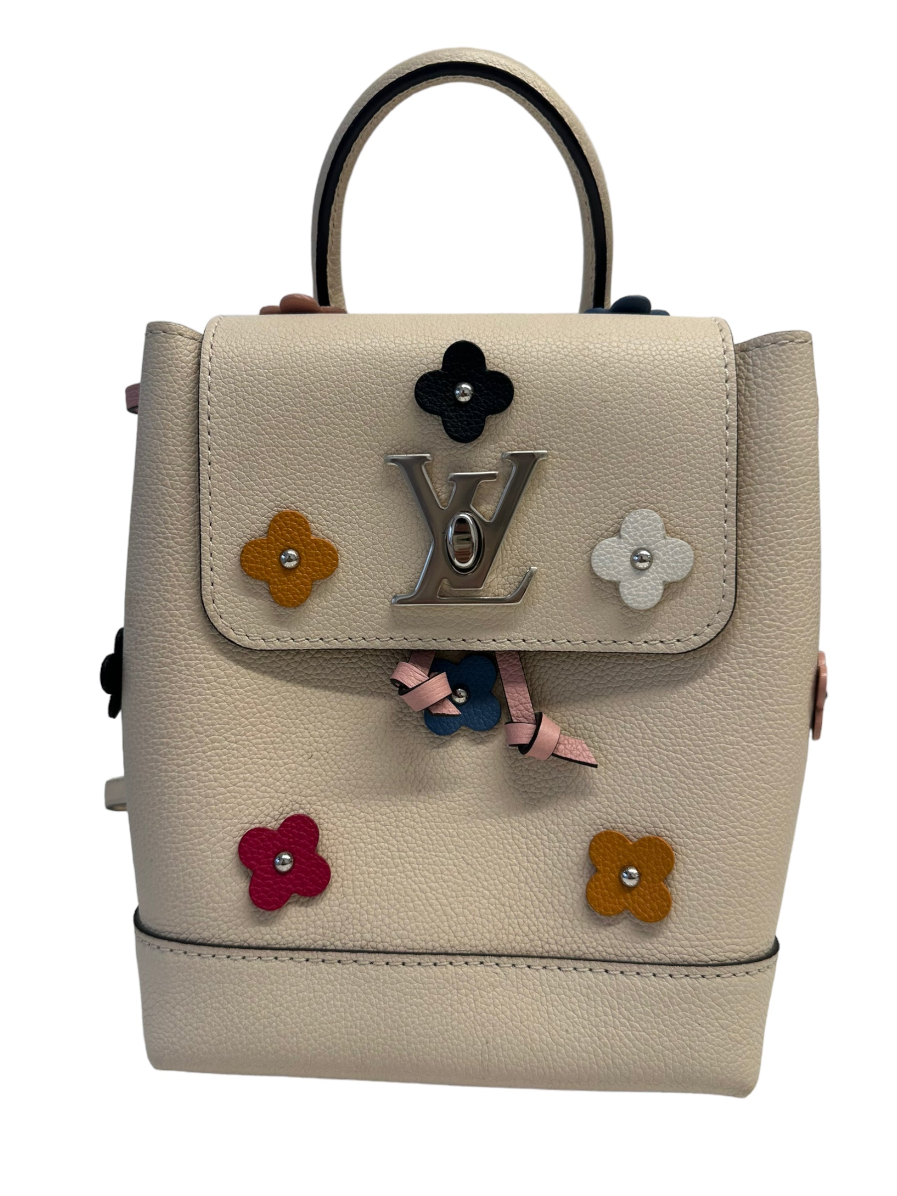 Louis Vuitton Mechanical Flowers Lockme Mini Backpack - Neutrals