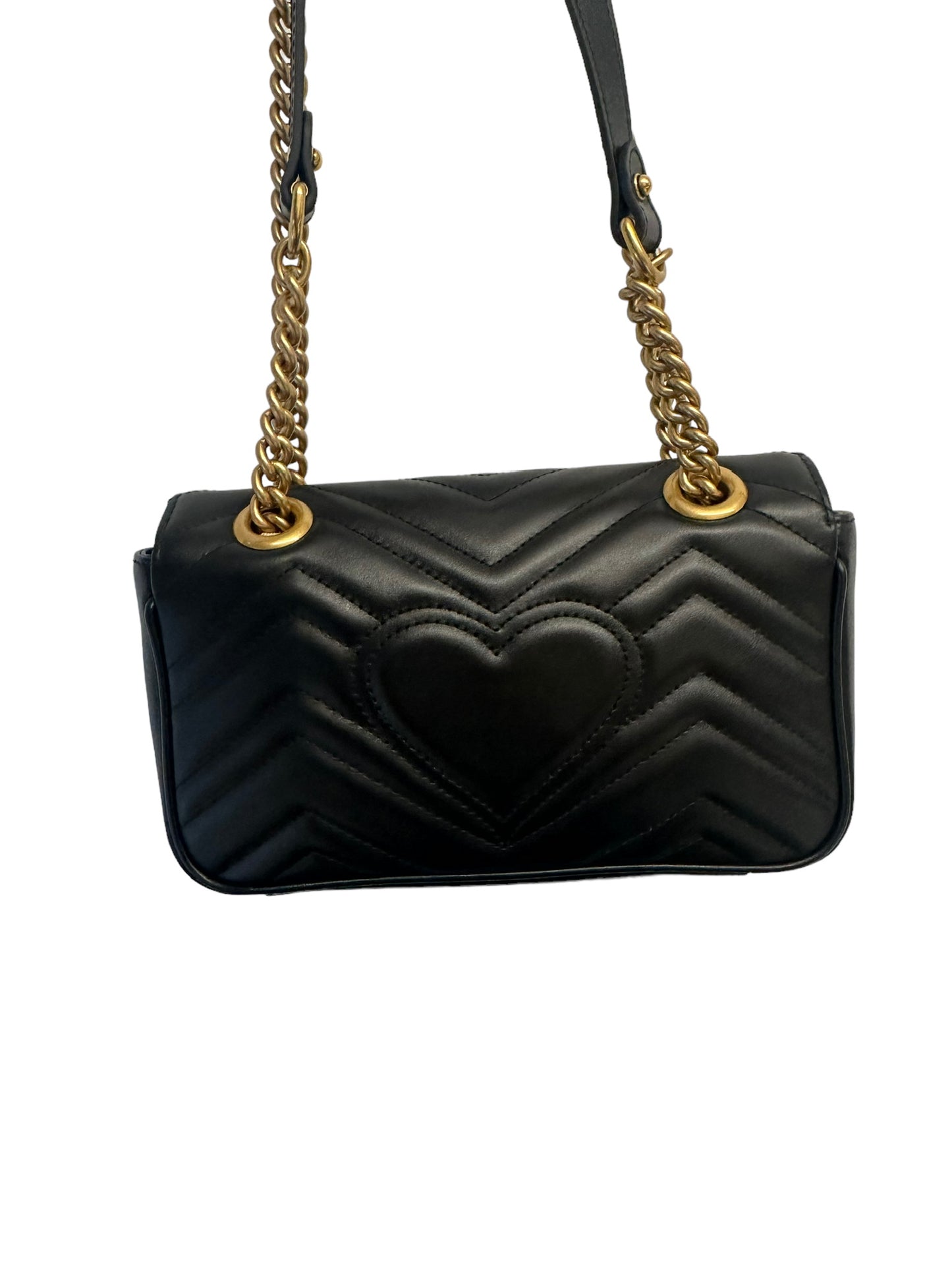 GUCCI - GG Marmont Mini Black Matelasse