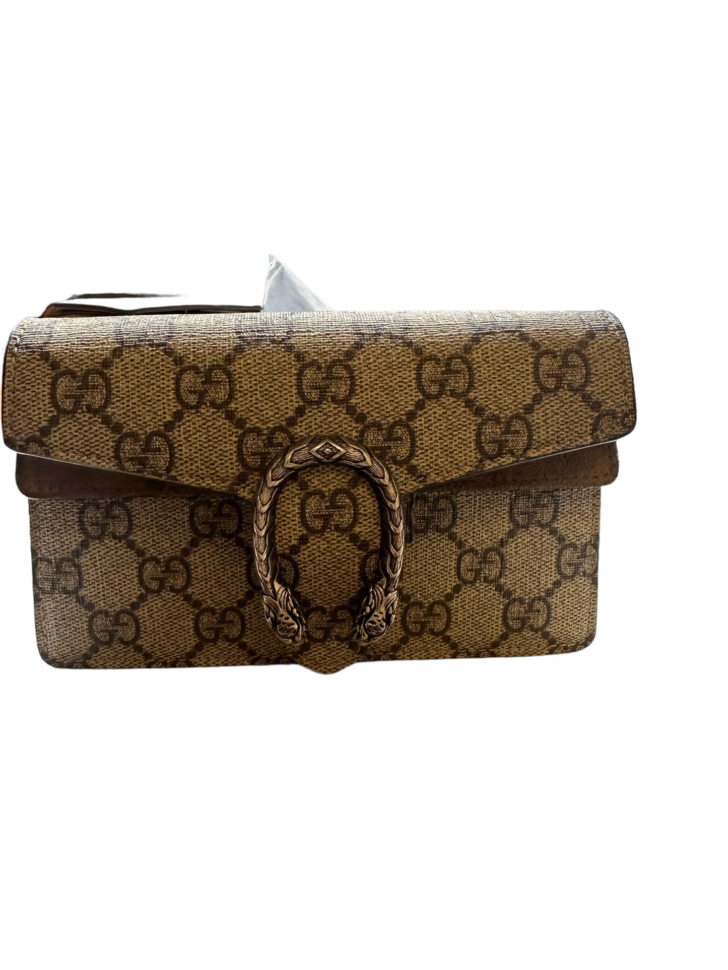 GUCCI - Beige GG Supreme Mini Dionysus