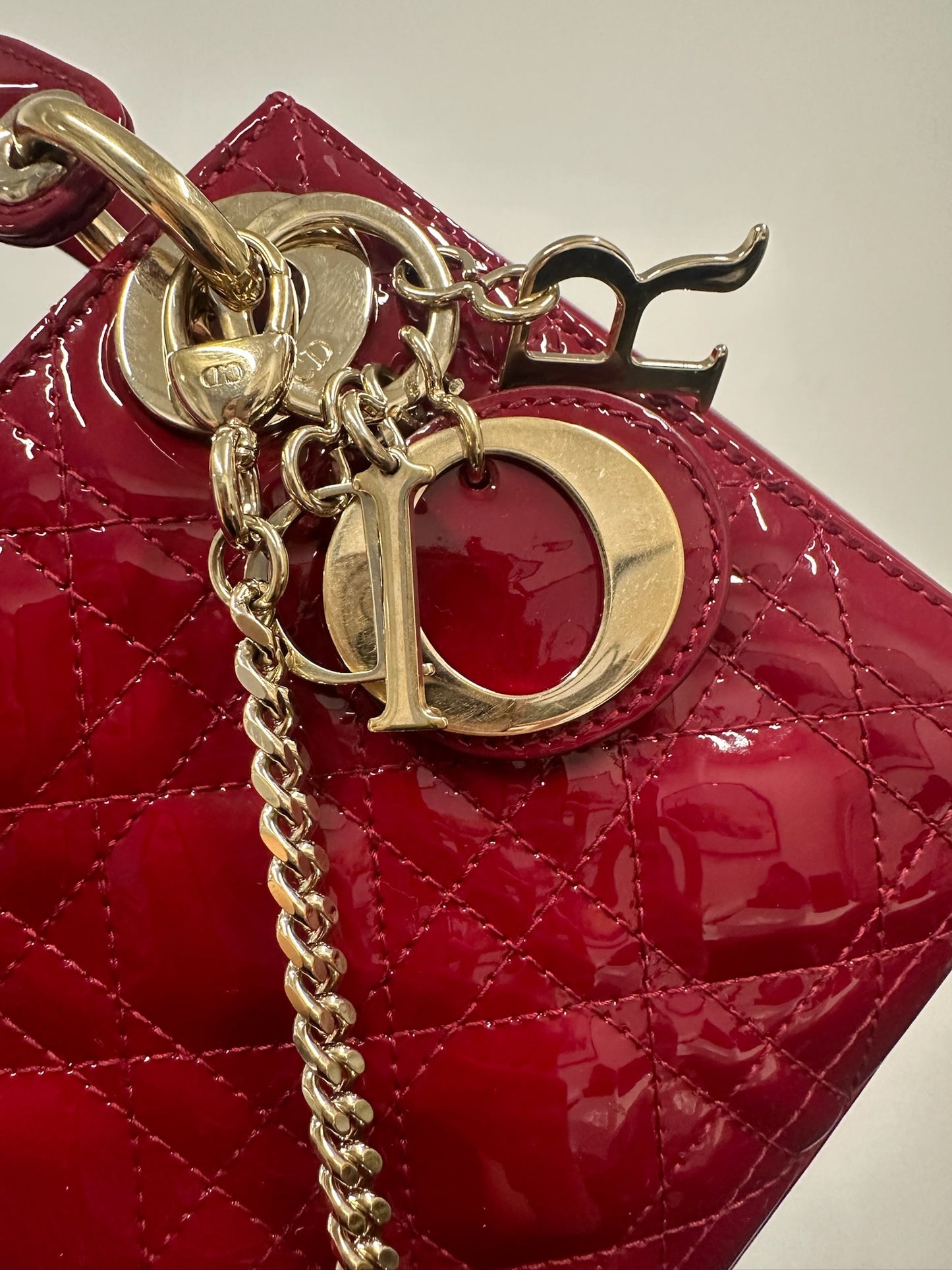 DIOR - Mini Lady Dior in Red