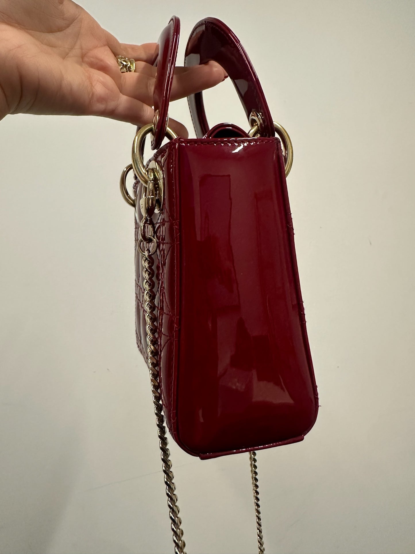 DIOR - Mini Lady Dior in Red