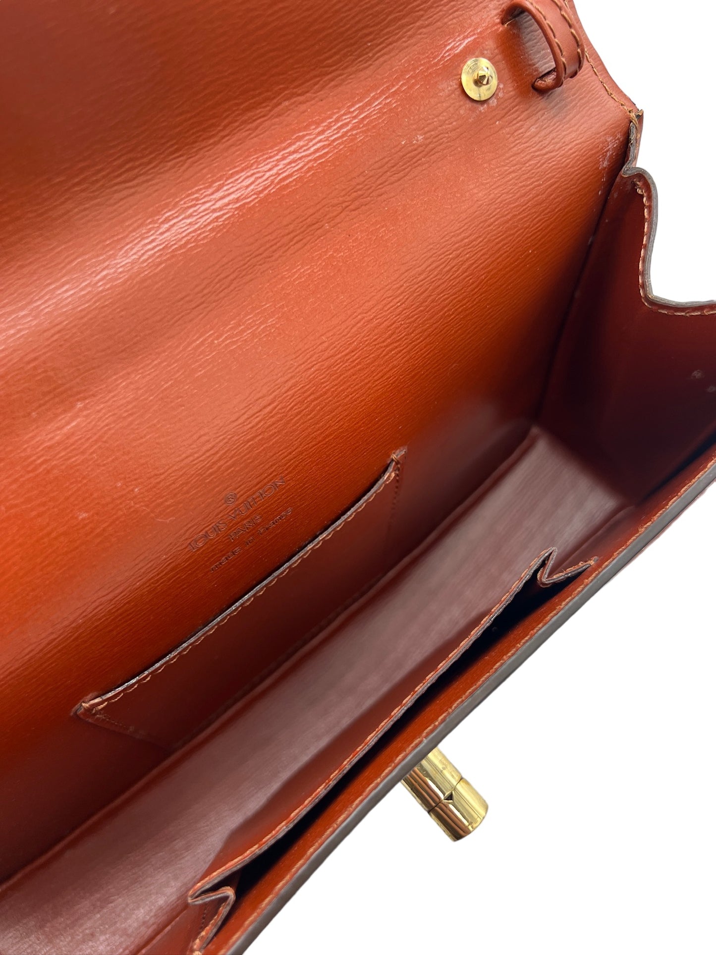 LOUIS VUITTON - Presbourg Epi Kenyan Brown Leather Shoulder Bag
