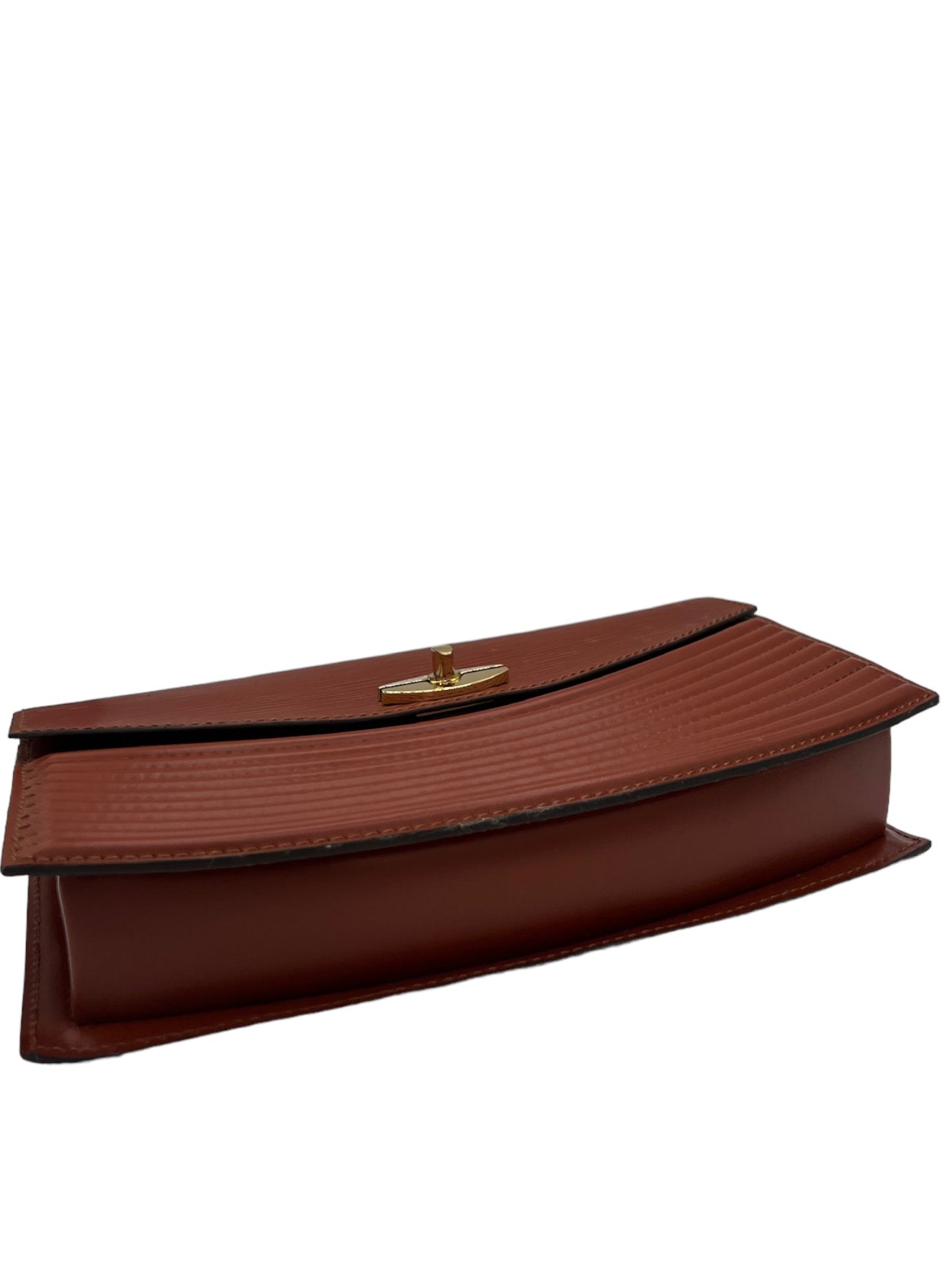 LOUIS VUITTON - Presbourg Epi Kenyan Brown Leather Shoulder Bag