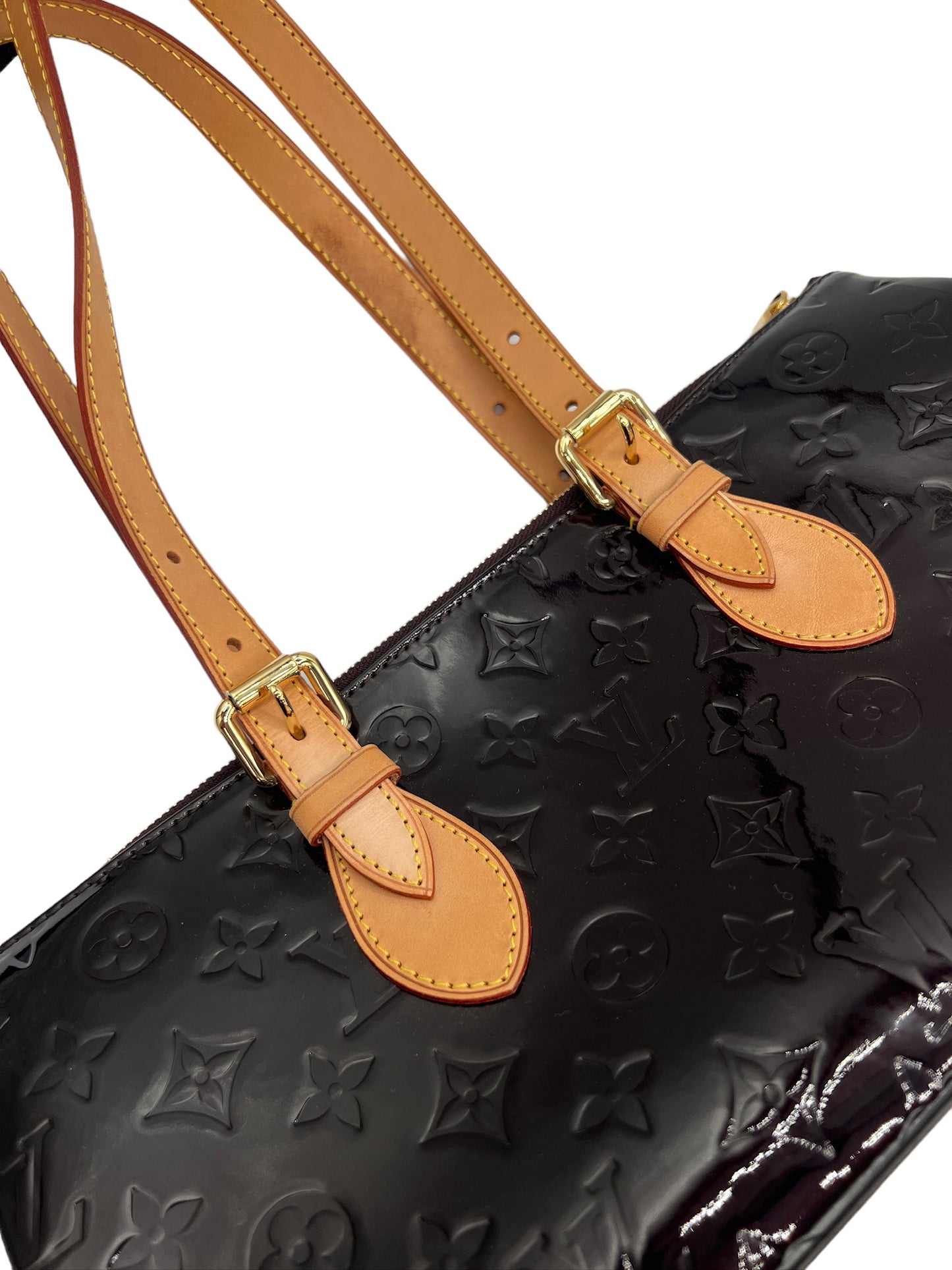 LOUIS VUITTON - Rosewood Avenue Amarante Monogram Vernis Shoulder Bag