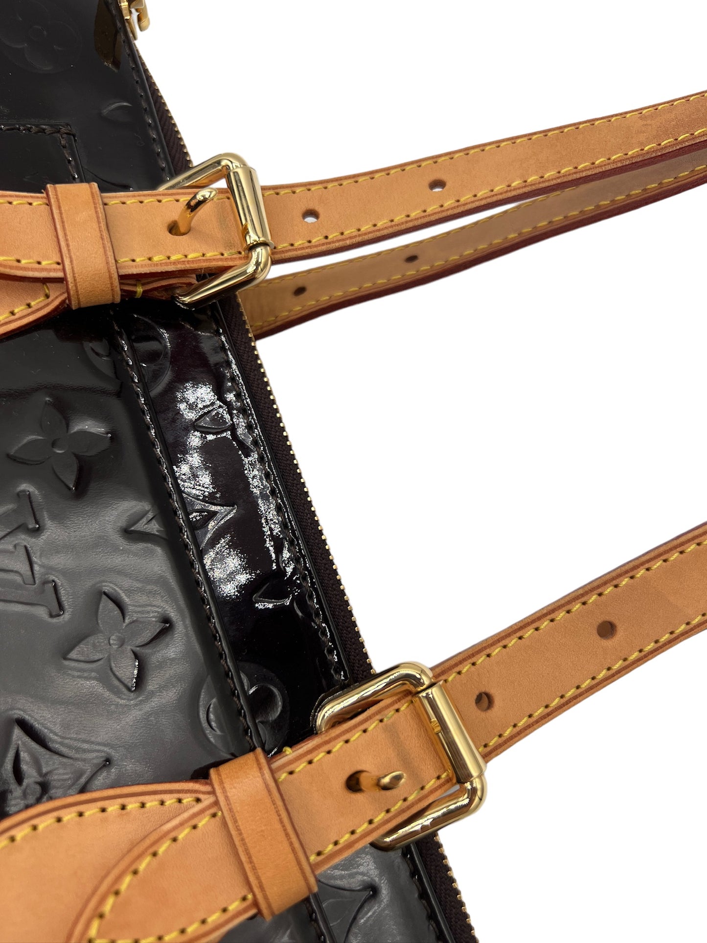 LOUIS VUITTON - Rosewood Avenue Amarante Monogram Vernis Shoulder Bag