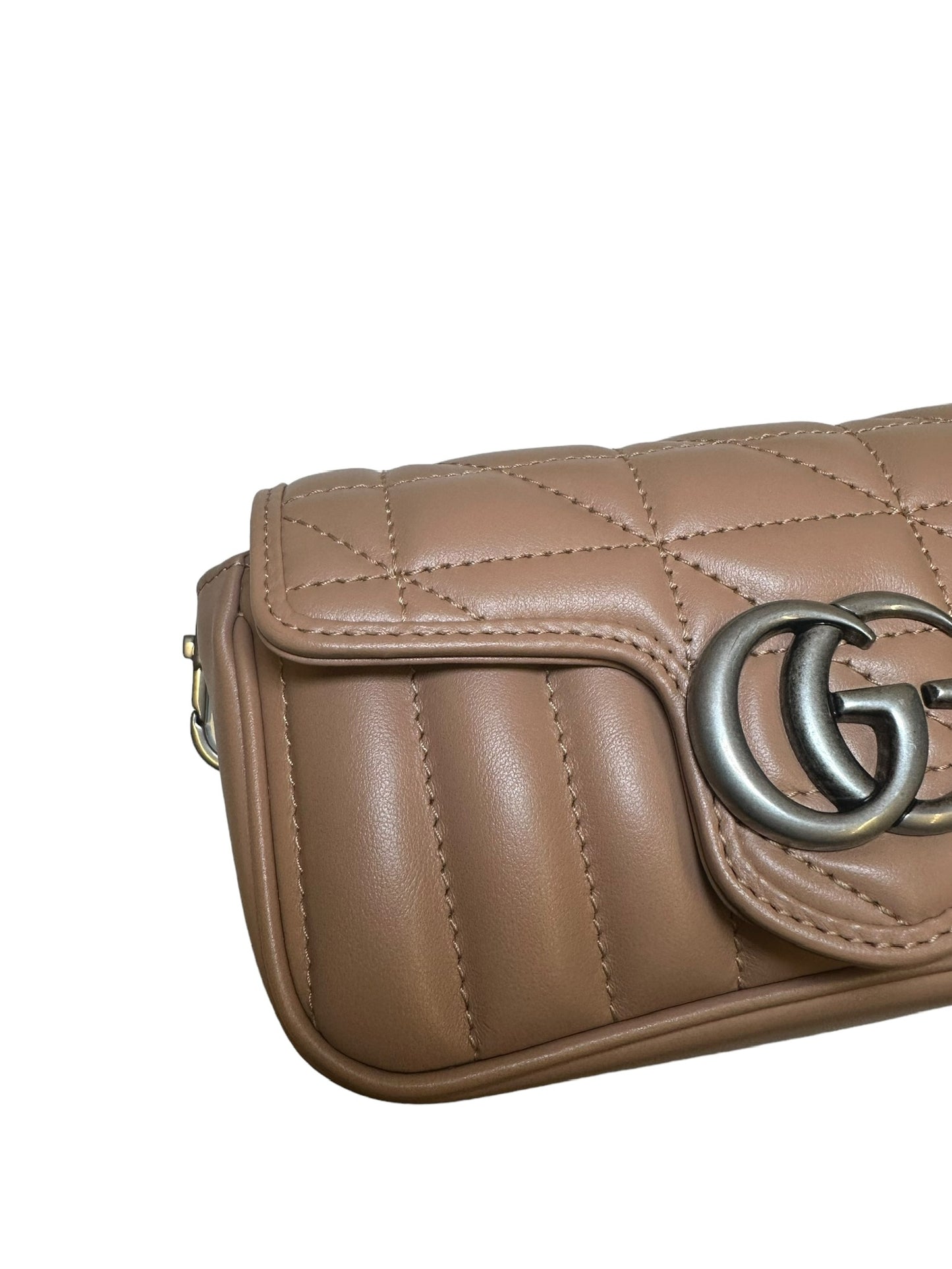 GUCCI - Beige Matelasse GG Marmont