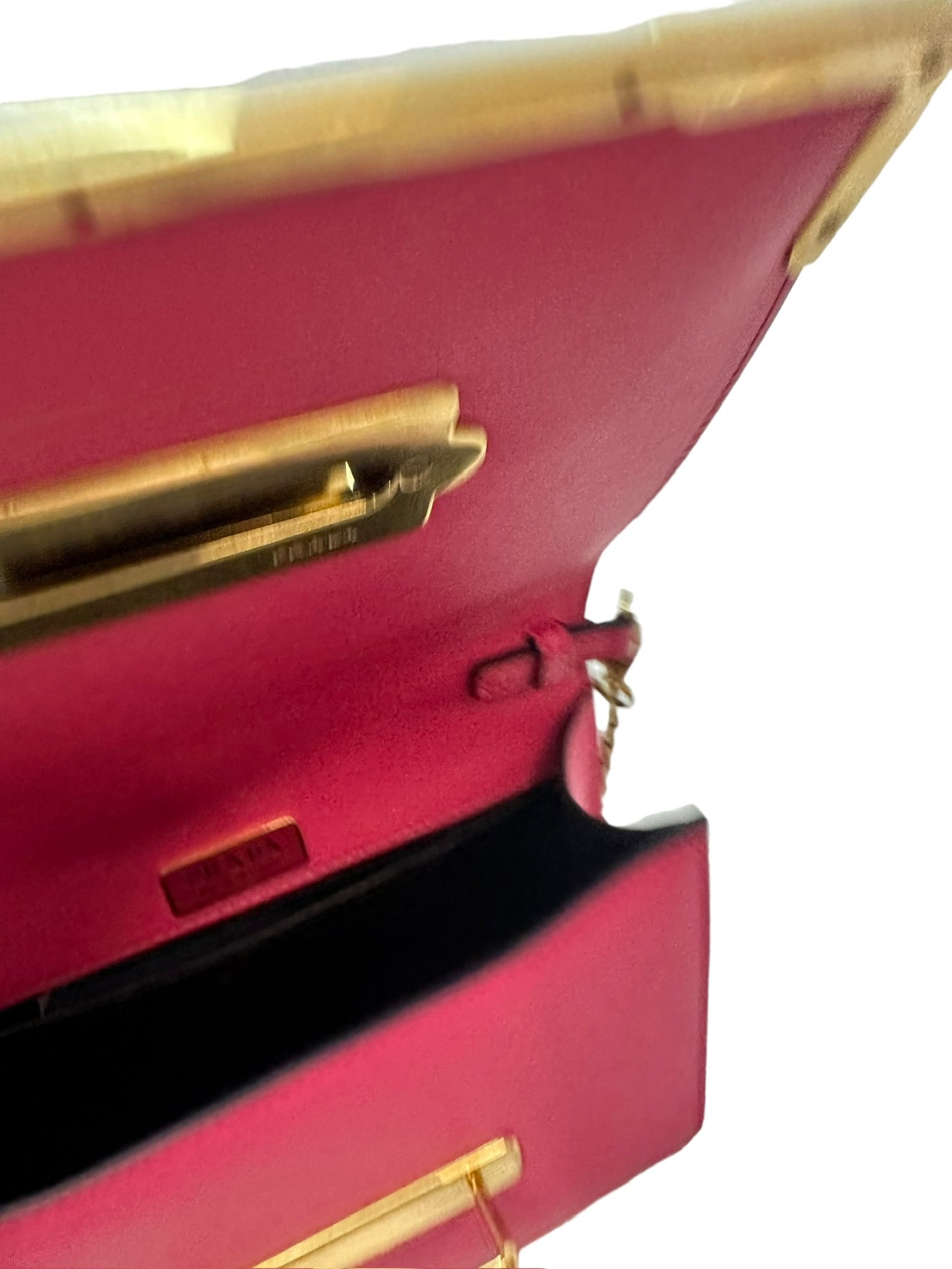 PRADA - Cahier Crossbody Bag City Calf and Saffiano Small