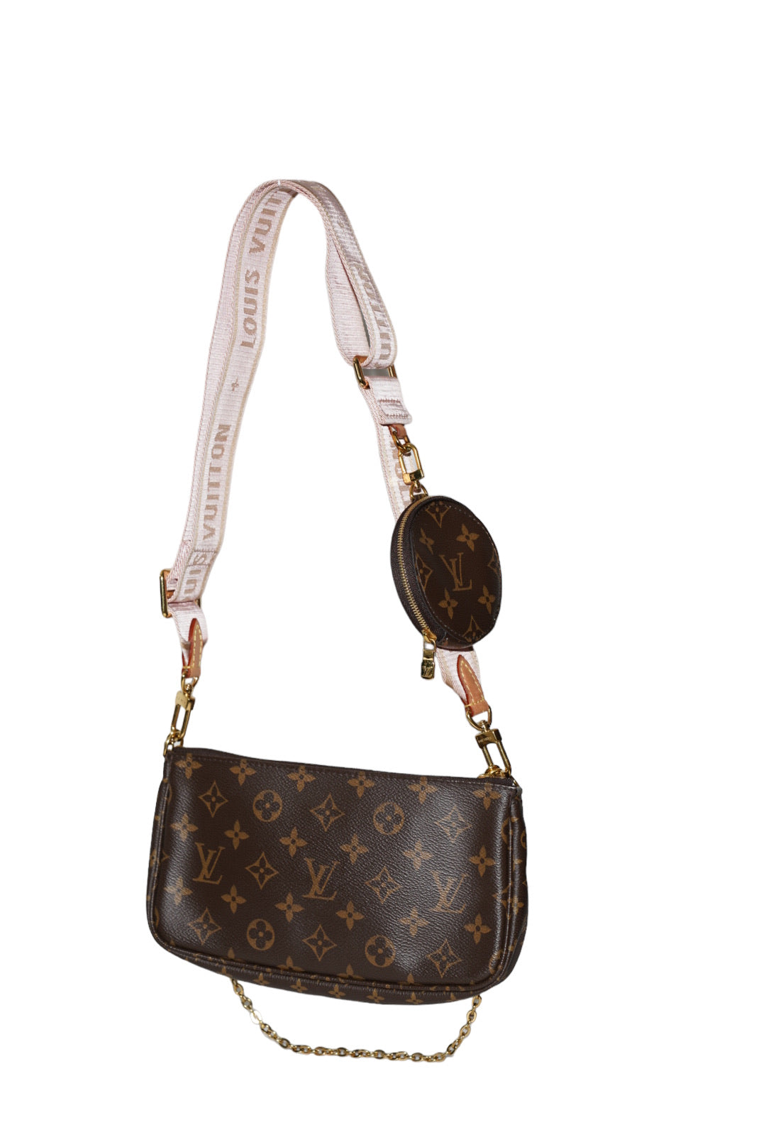 LOUIS VUITTON - Multipochette Accesories Monogram Rose Clair