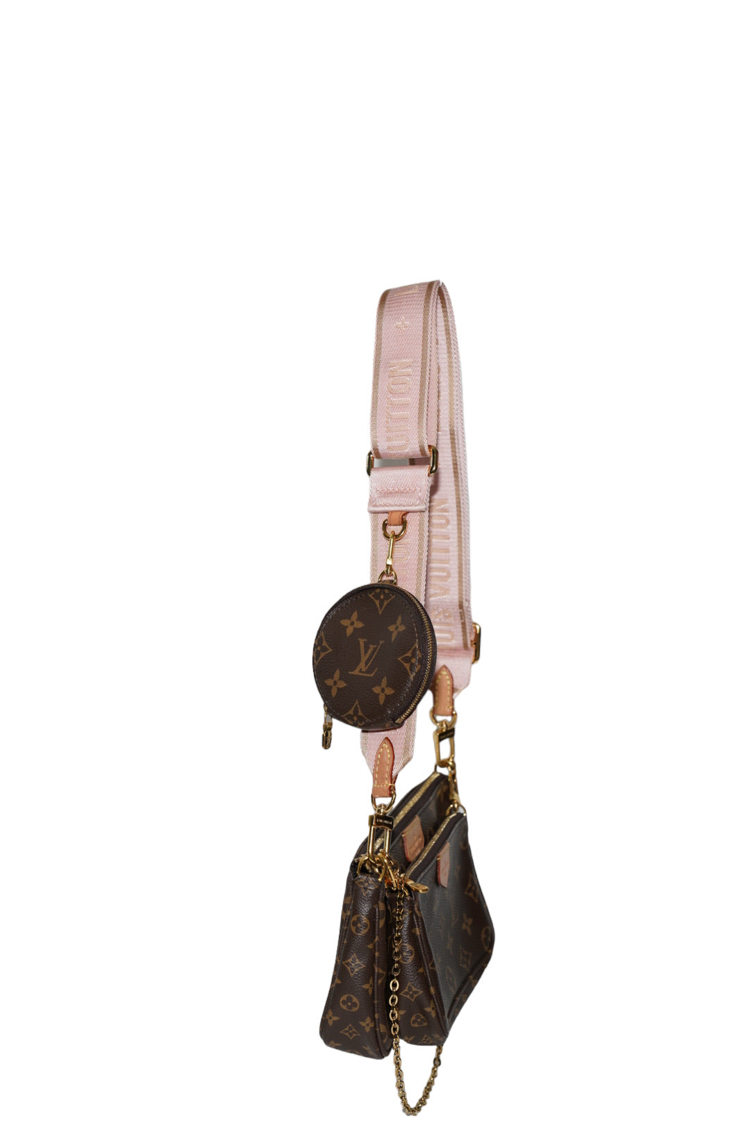 LOUIS VUITTON - Multipochette Accesories Monogram Rose Clair