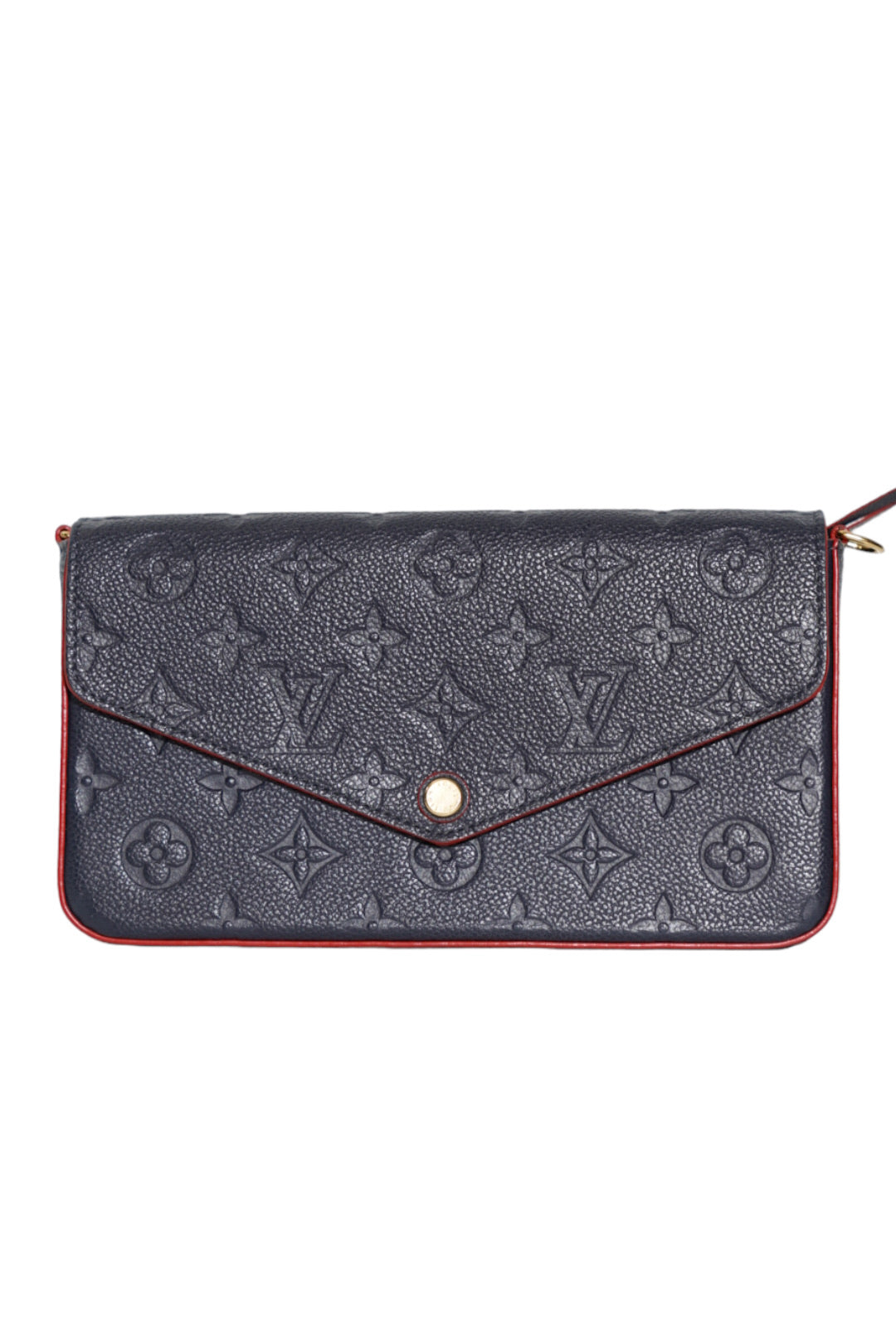 LOUIS VUITTON - Felicie Pochette Empreinte Leather Marine