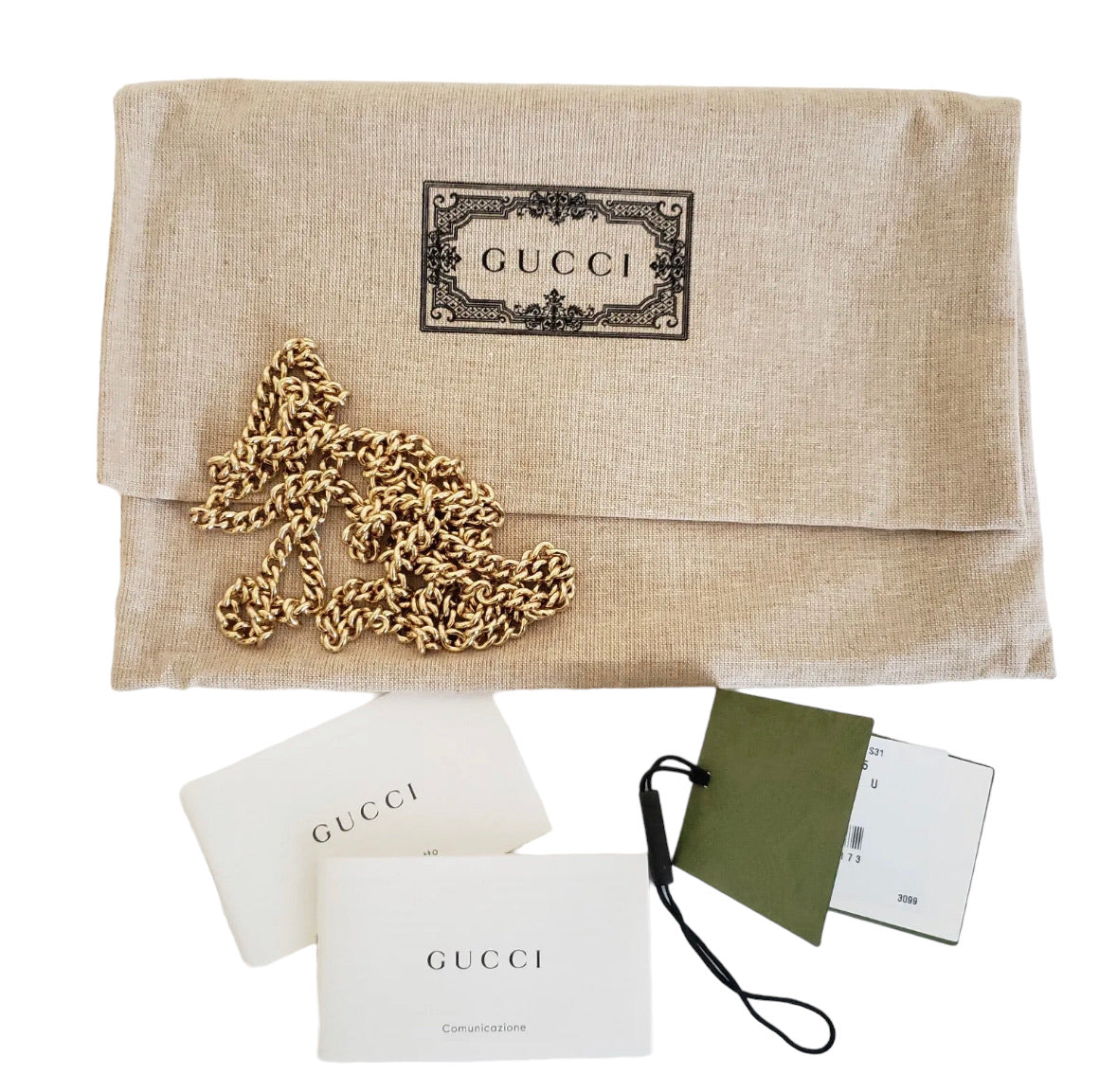 GUCCI - Blondie Continental Chain Wallet