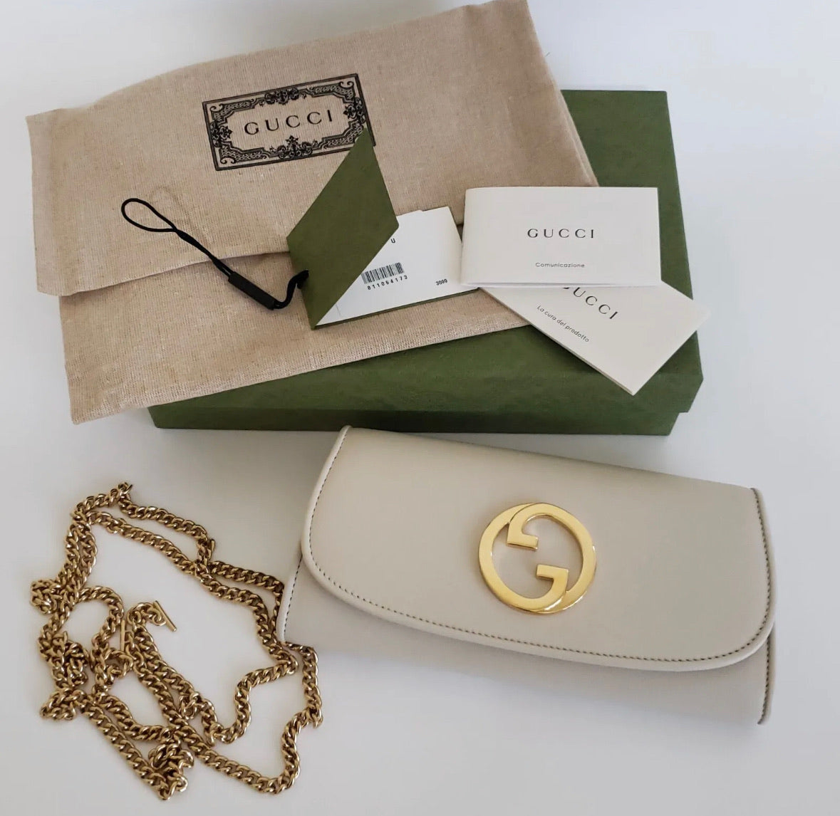 GUCCI - Blondie Continental Chain Wallet