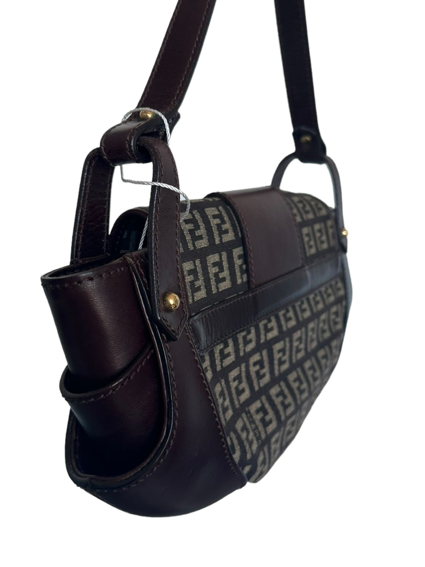 FENDI - Zucchino Tabacco Hobo