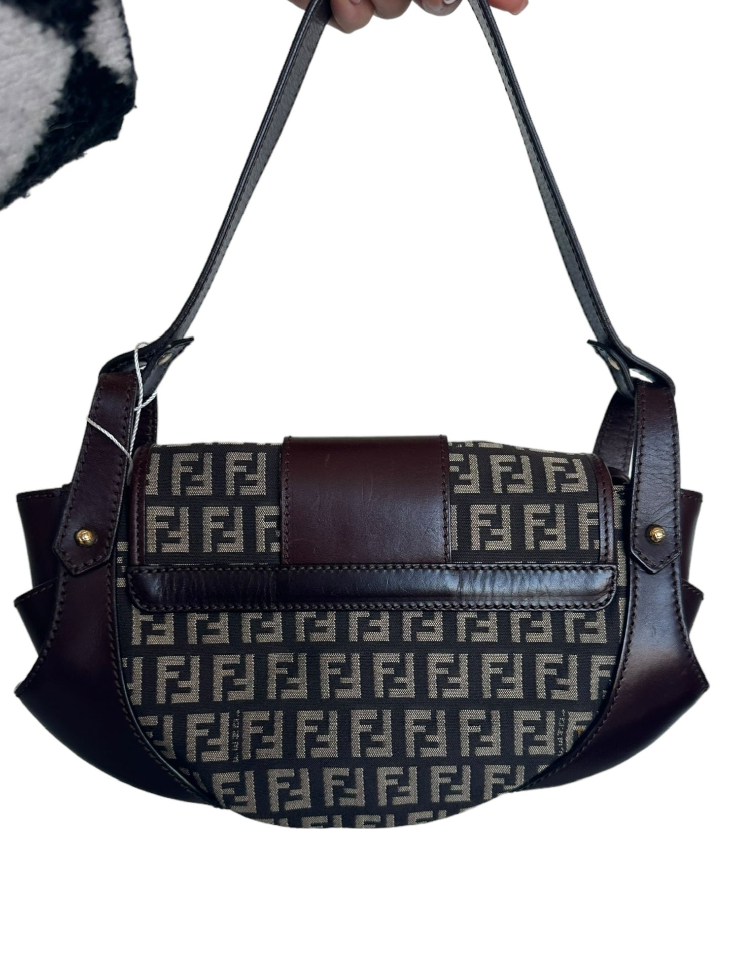 FENDI - Zucchino Tabacco Hobo