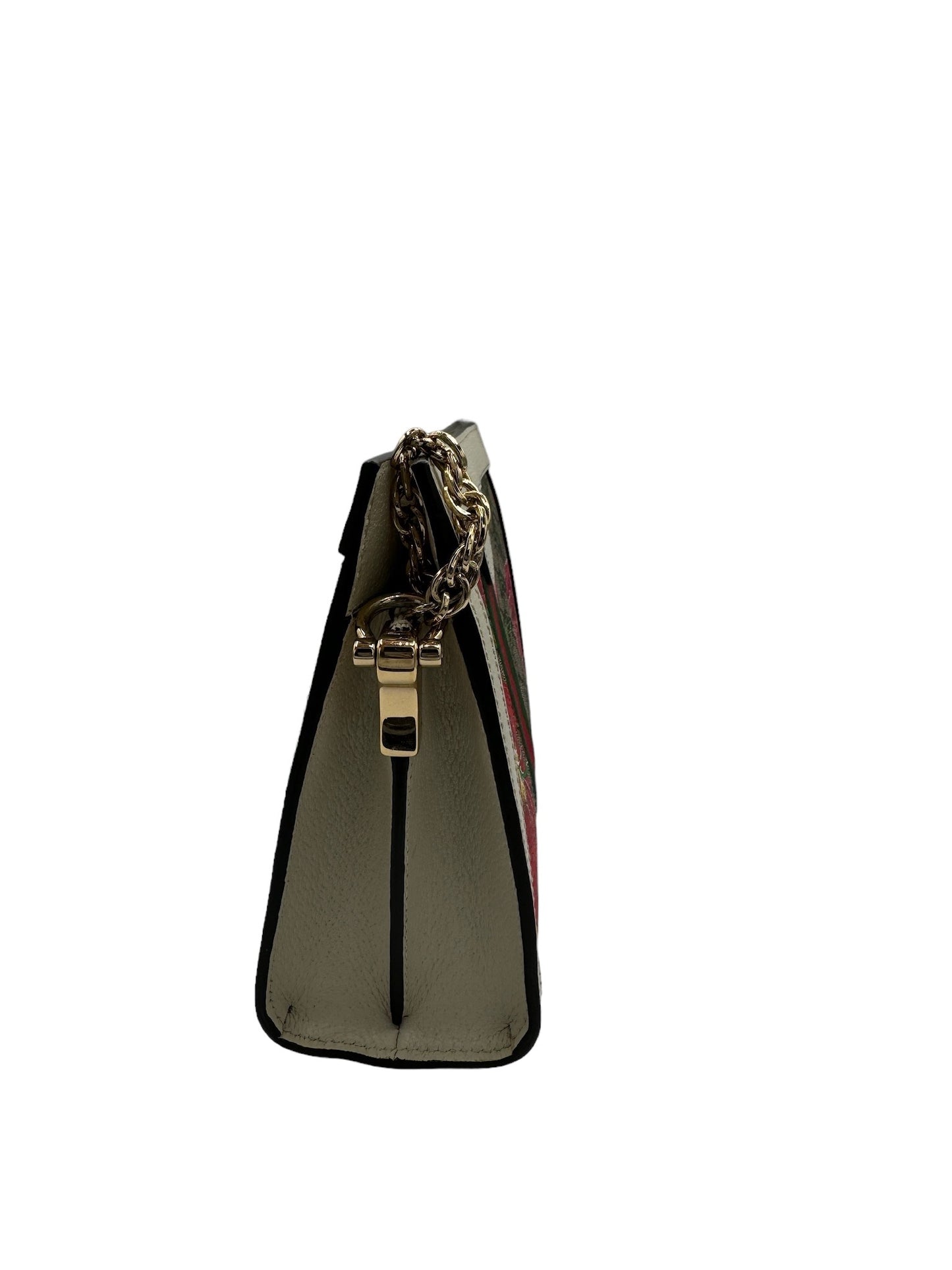 GUCCI - Ophidia Chain Shoulder Bag Flora GG Coated Canvas