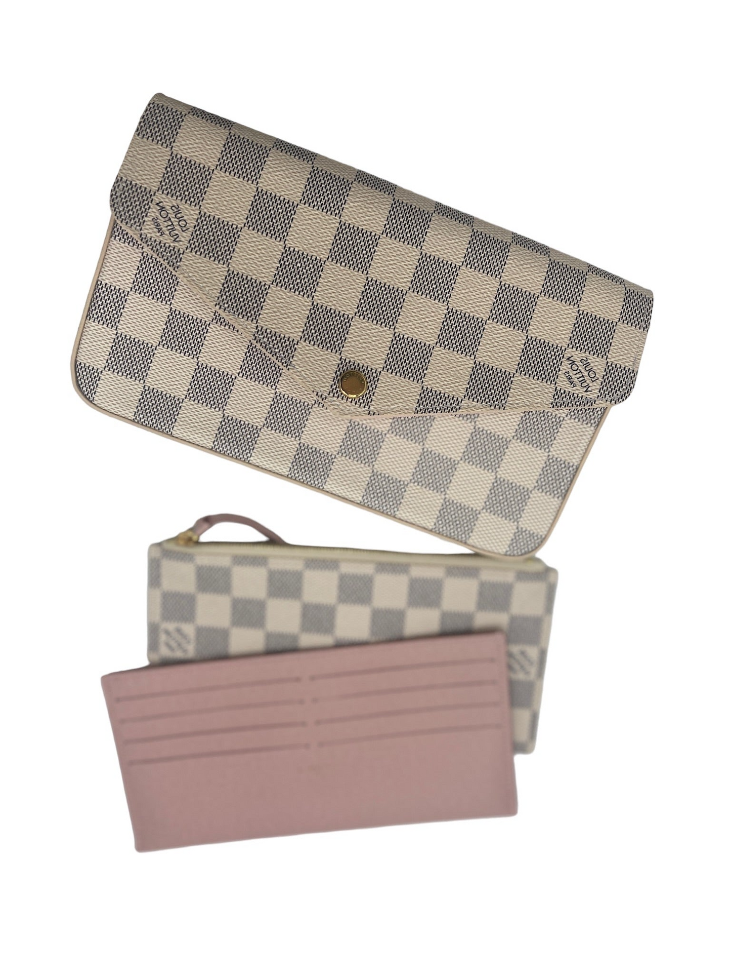 LOUIS VUITTON - Felicie Damier Azur Pochette Bag