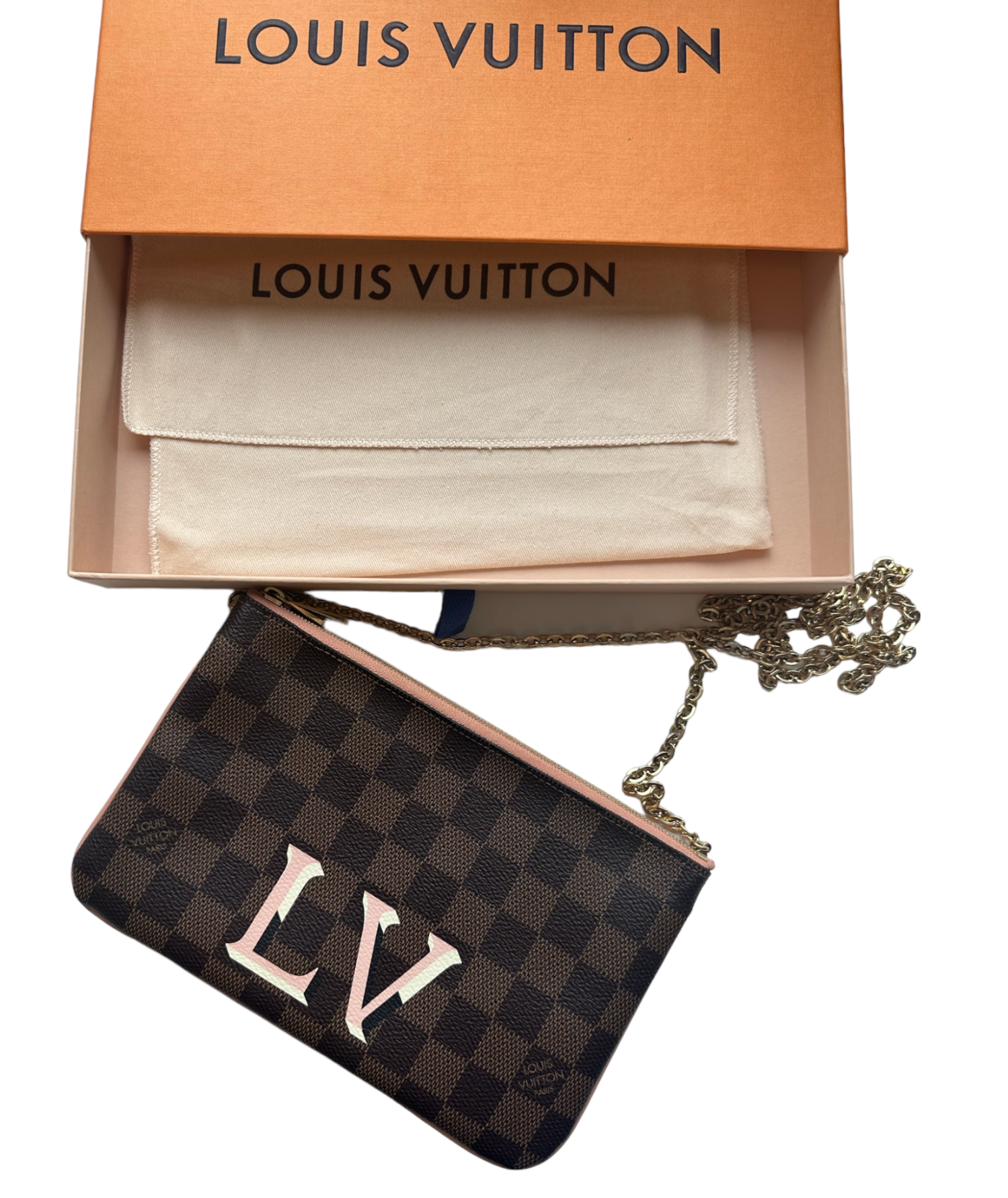 Louis Vuitton Damier Ebene Zipper Pouch