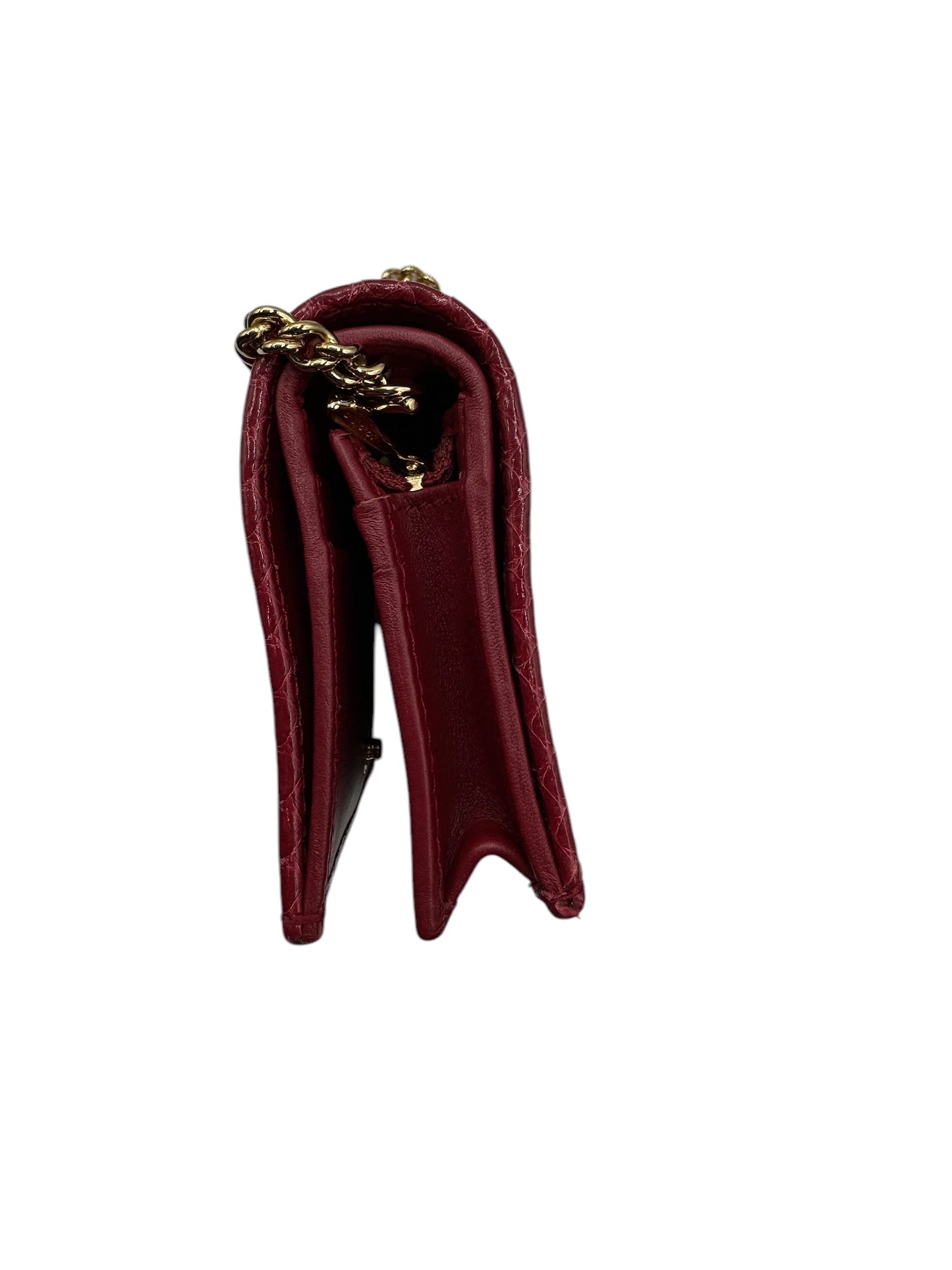 Estuche para tarjetas con solapa Zumi GG Red Python de segunda mano