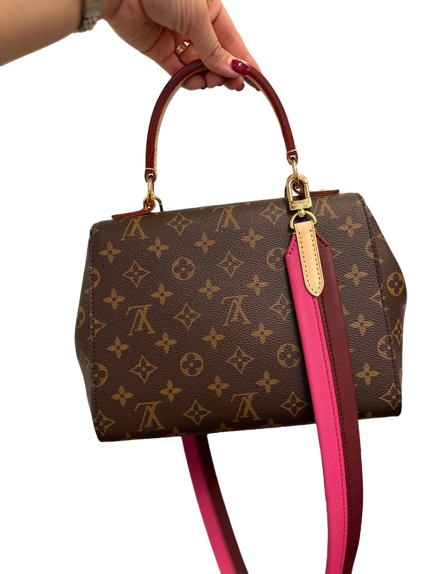 LOUIS VUITTON - Bordeaux Fuchsia Monogram Canvas Cluny BB