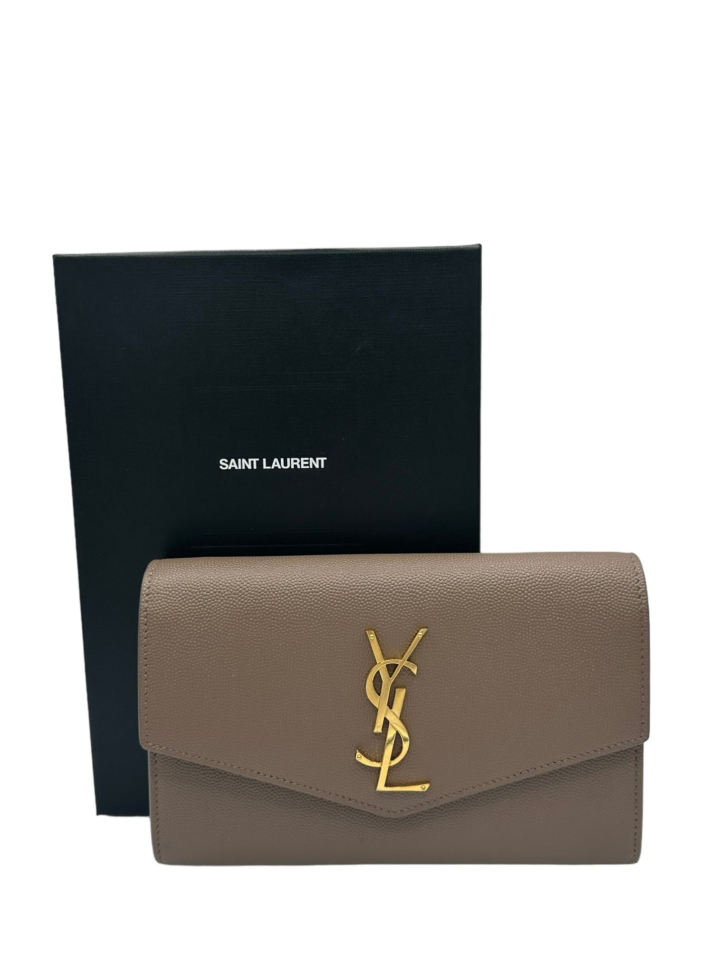 SAINT LAURENT - Cartera de piel con cadena Uptown