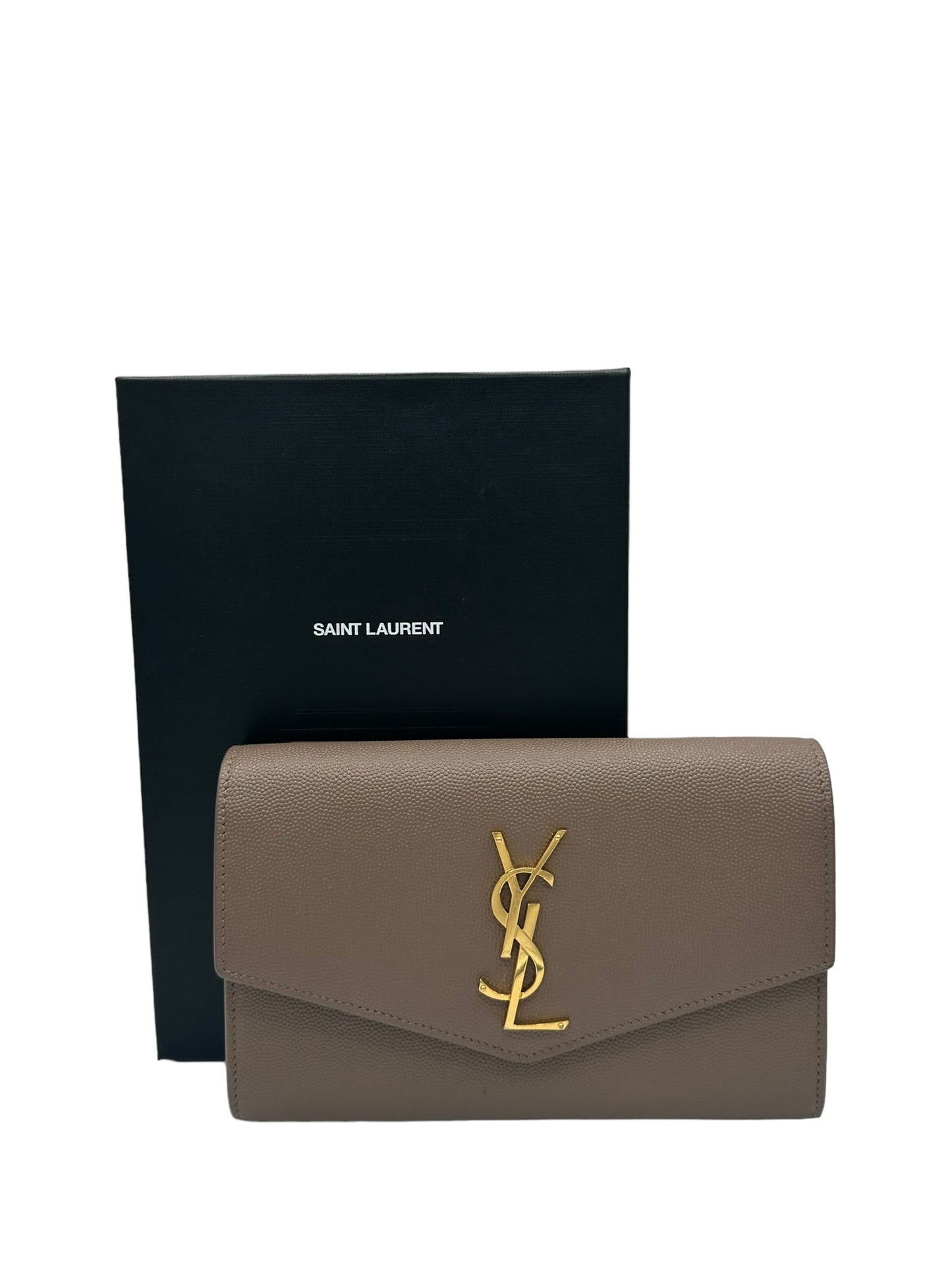 SAINT LAURENT - Cartera de piel con cadena Uptown