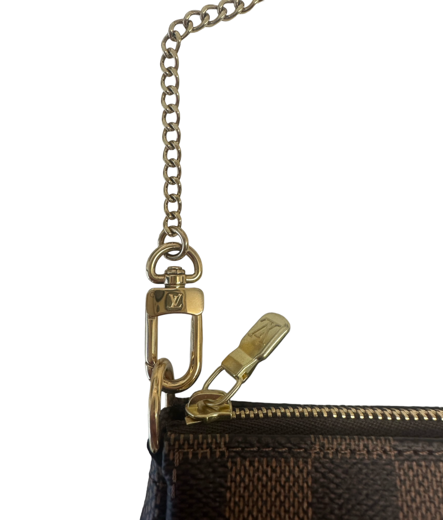 LOUIS VUITTON - Damier Ebene Mini Pochette Accessories