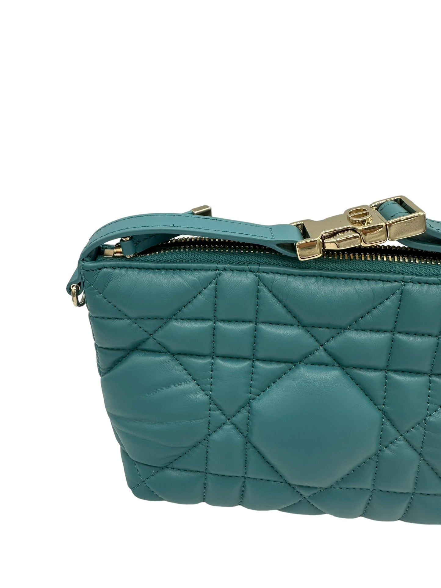 DIOR - Dior Travel Nomad Pouch Macrocannage Quilt Calfskin Medium
