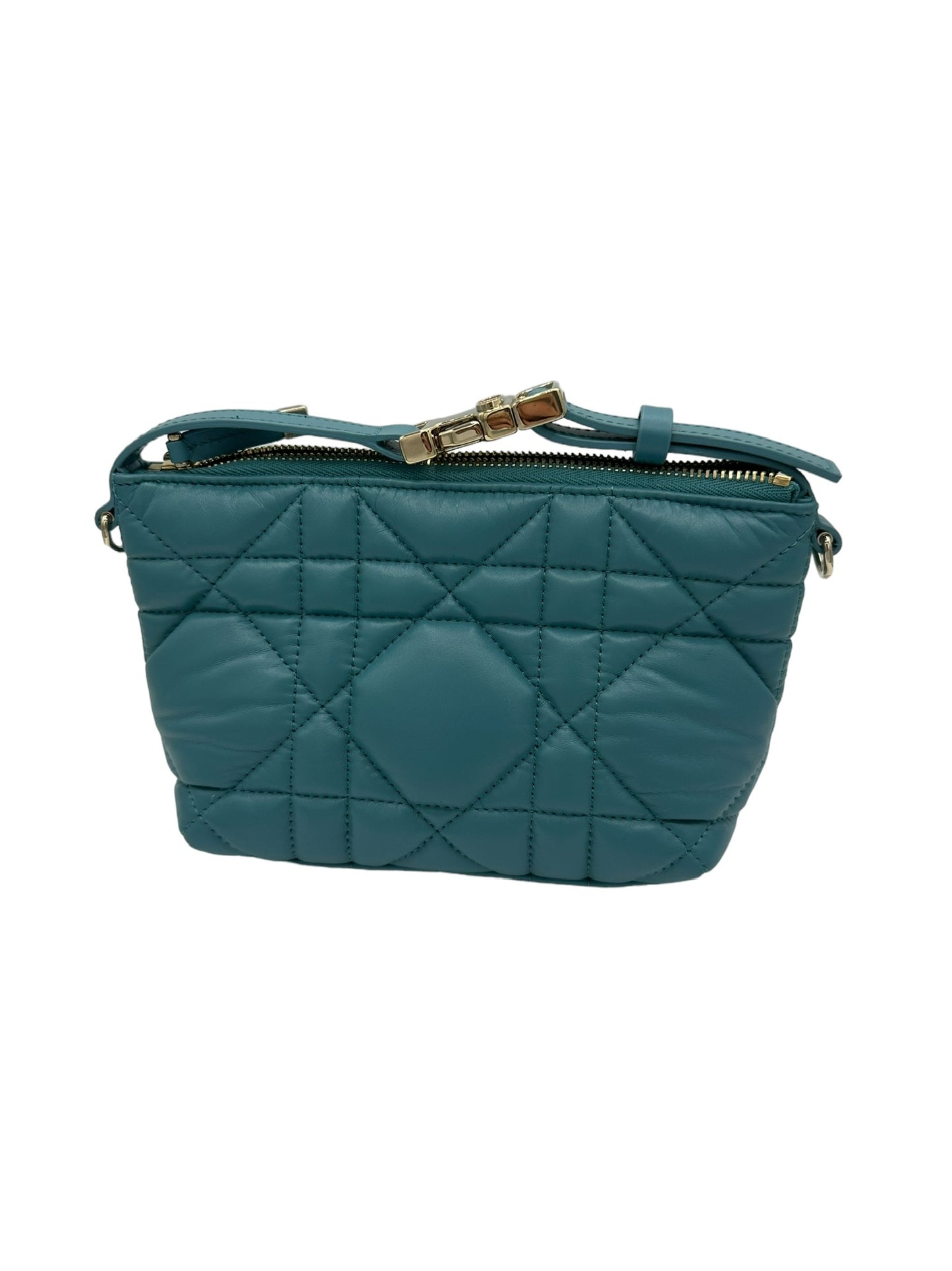 DIOR - Dior Travel Nomad Pouch Macrocannage Quilt Calfskin Medium
