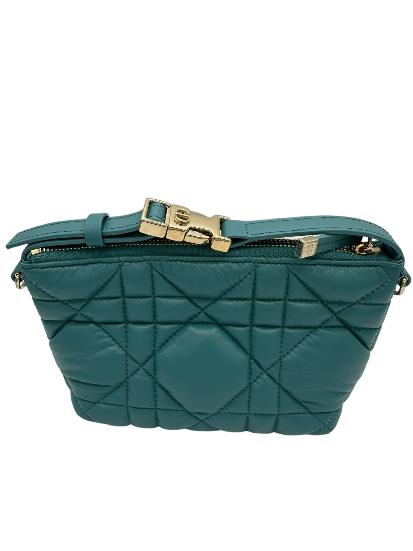 DIOR - Dior Travel Nomad Pouch Macrocannage Quilt Calfskin Medium