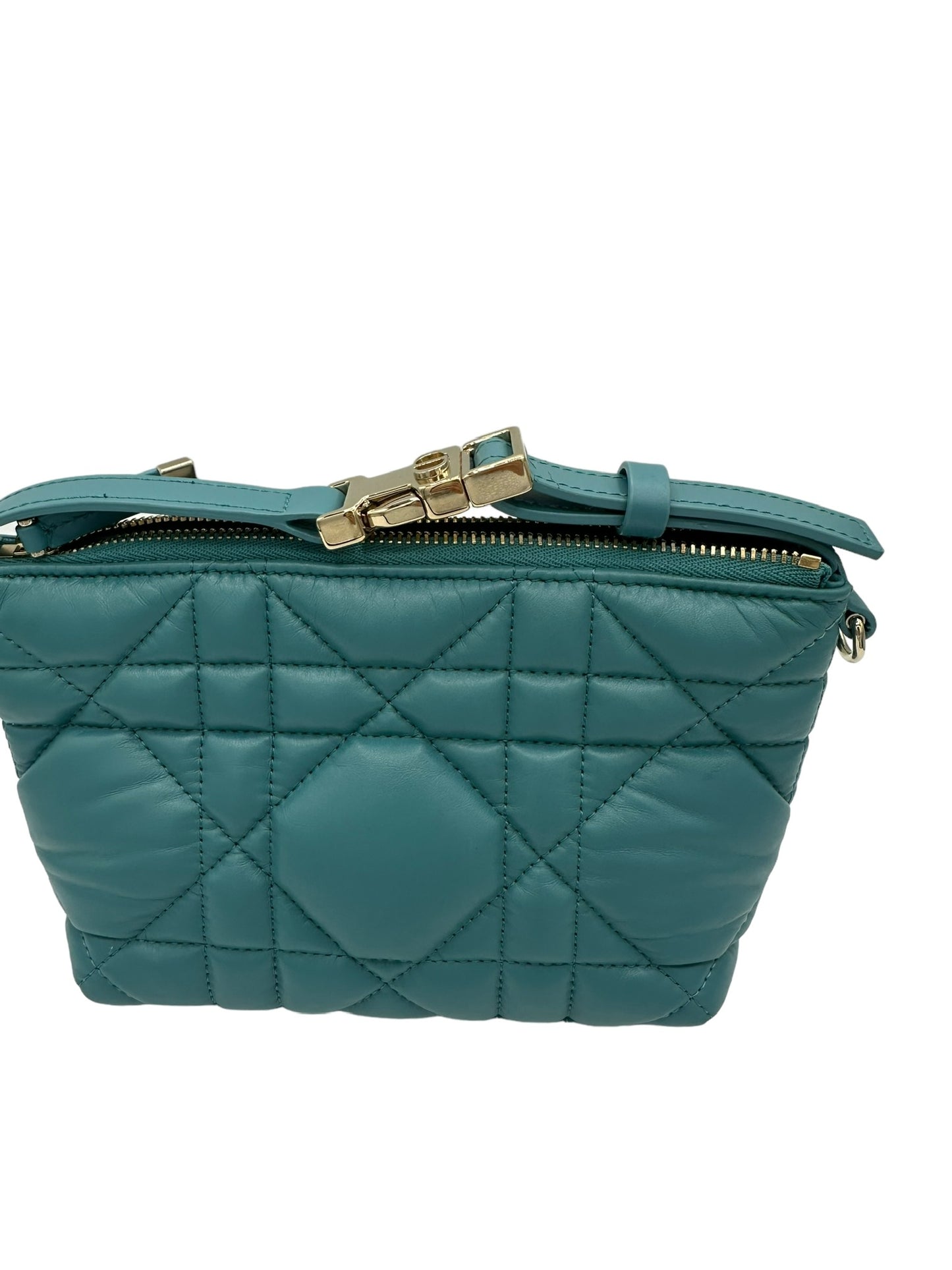 DIOR - Dior Travel Nomad Pouch Macrocannage Quilt Calfskin Medium