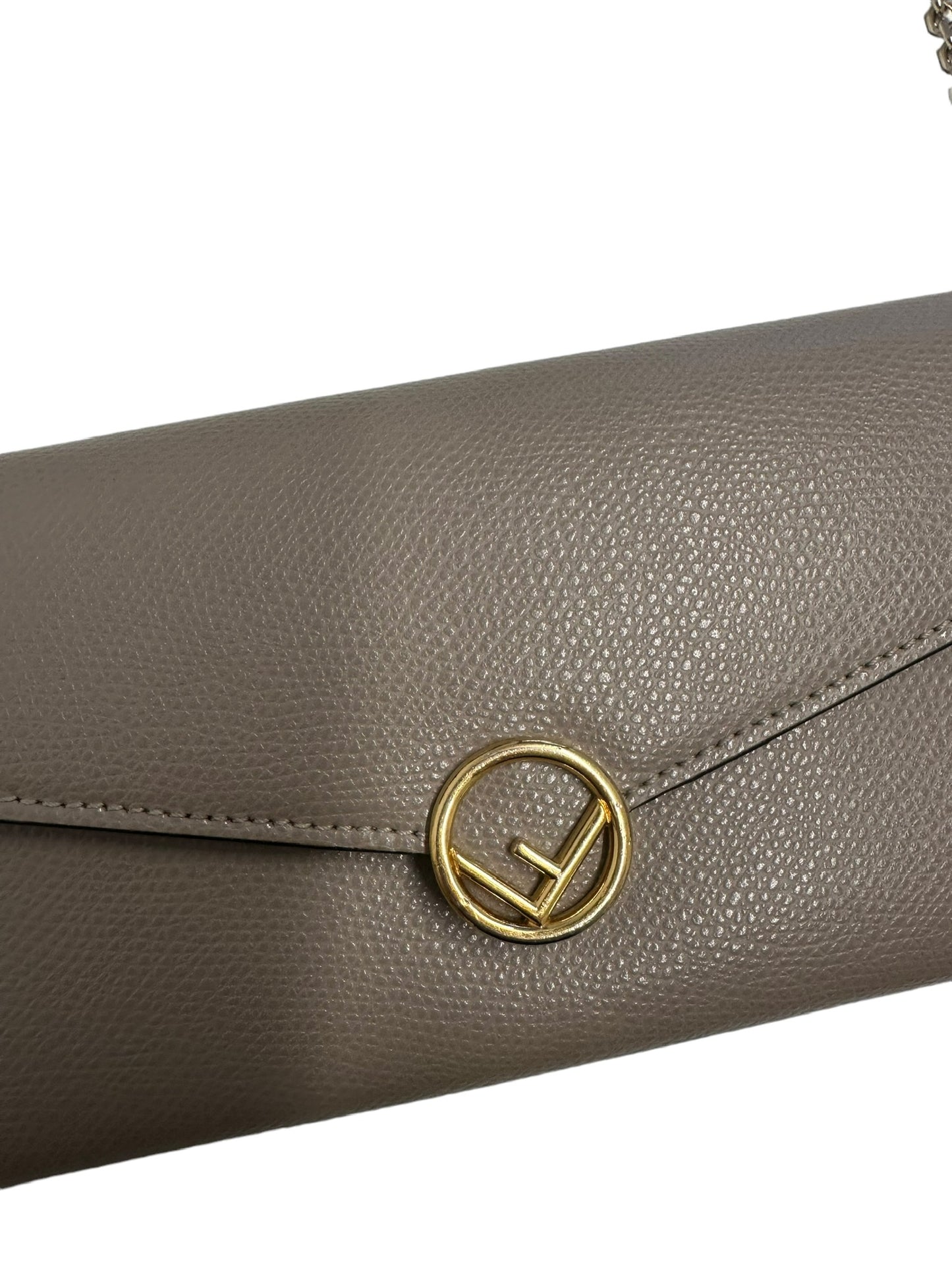 FENDI - Calfskin F is Fendi Continental Envelope Wallet on Chain