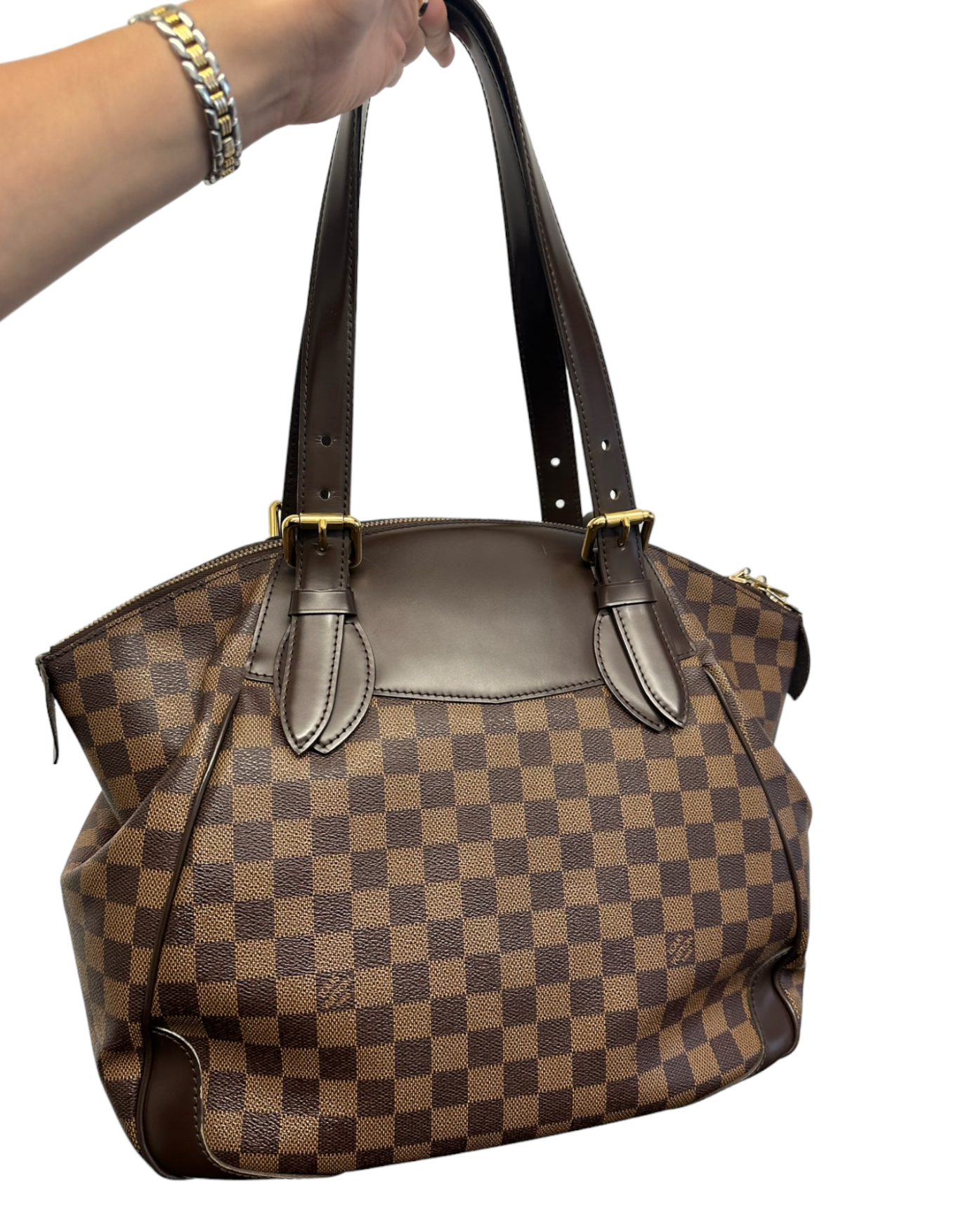 LOUIS VUITTON - Damier Ebene Canvas Verona GM