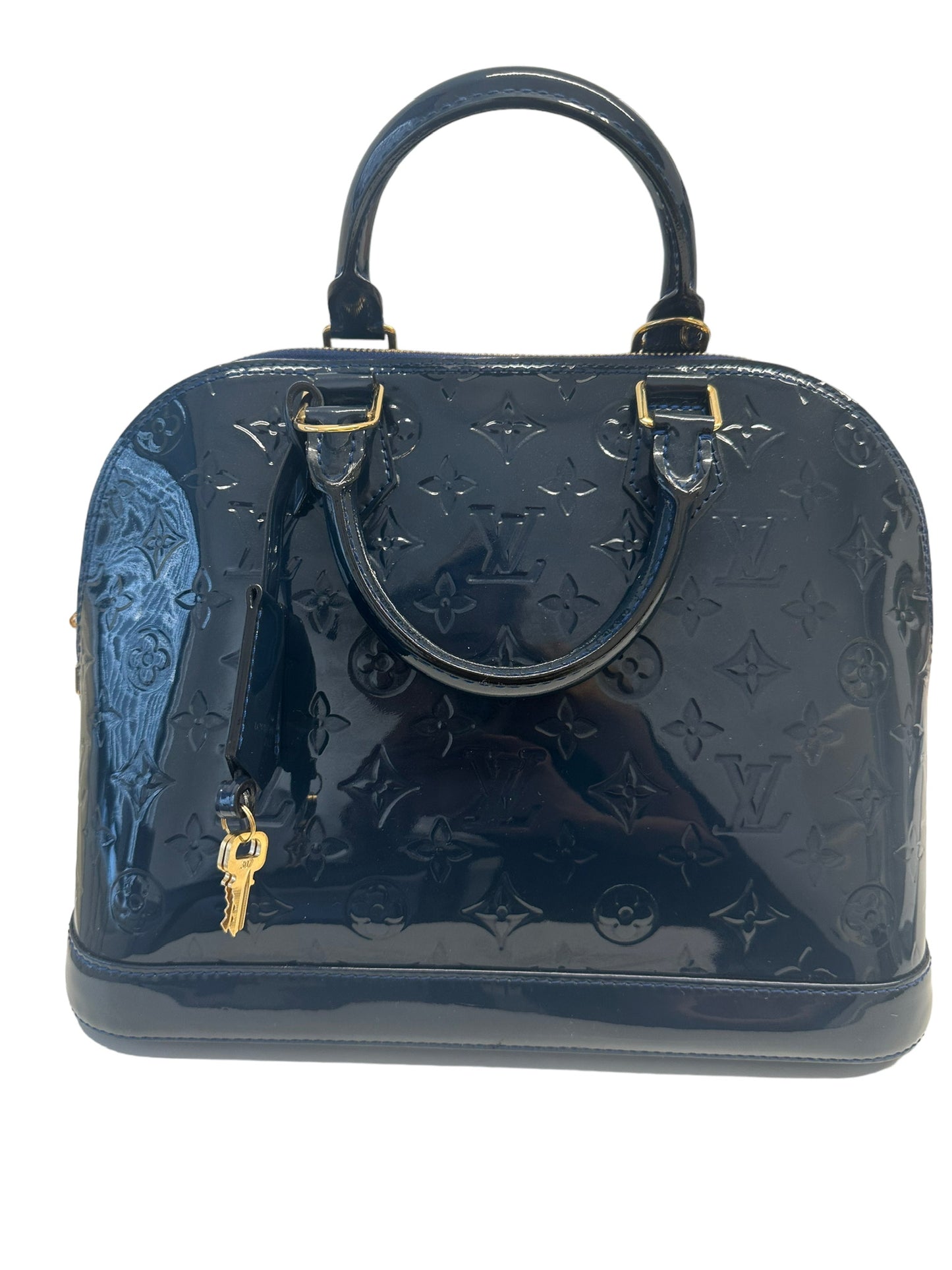 LOUIS VUITTON - Bleu Nuit Vernis Alma PM