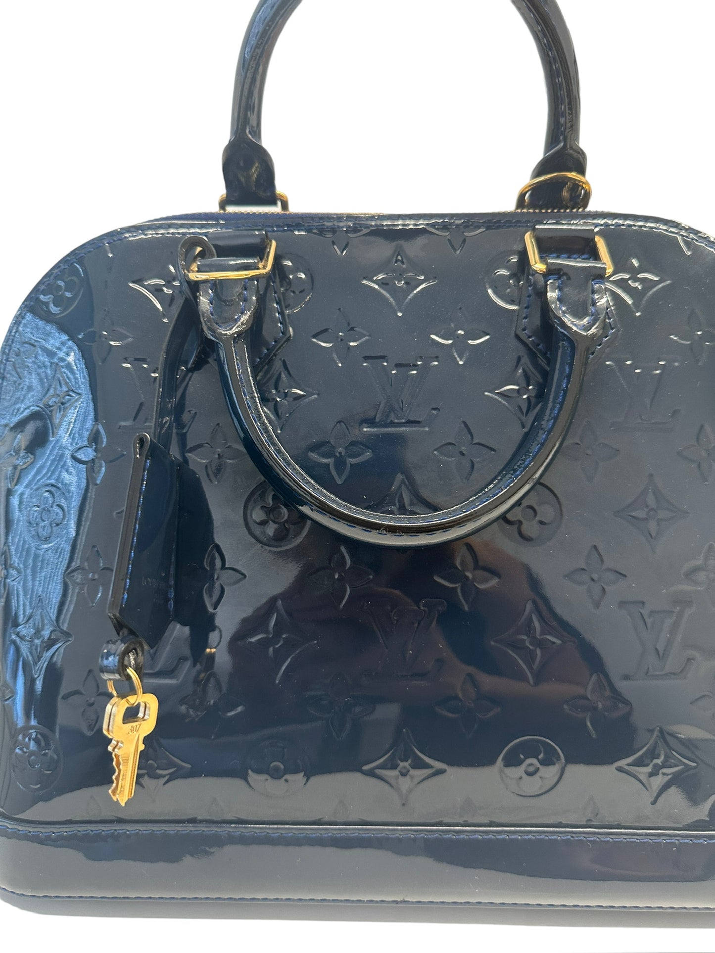 LOUIS VUITTON - Bleu Nuit Vernis Alma PM
