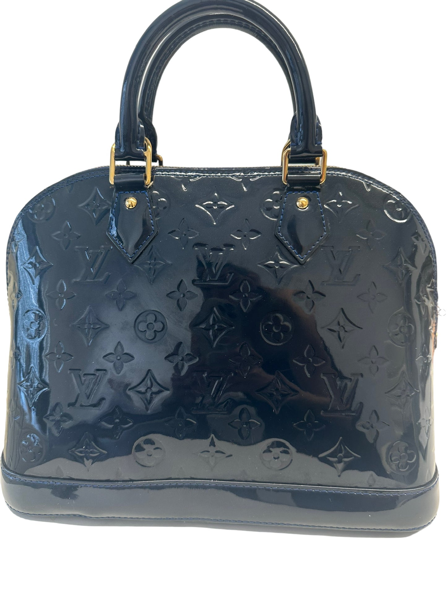 LOUIS VUITTON - Bleu Nuit Vernis Alma PM