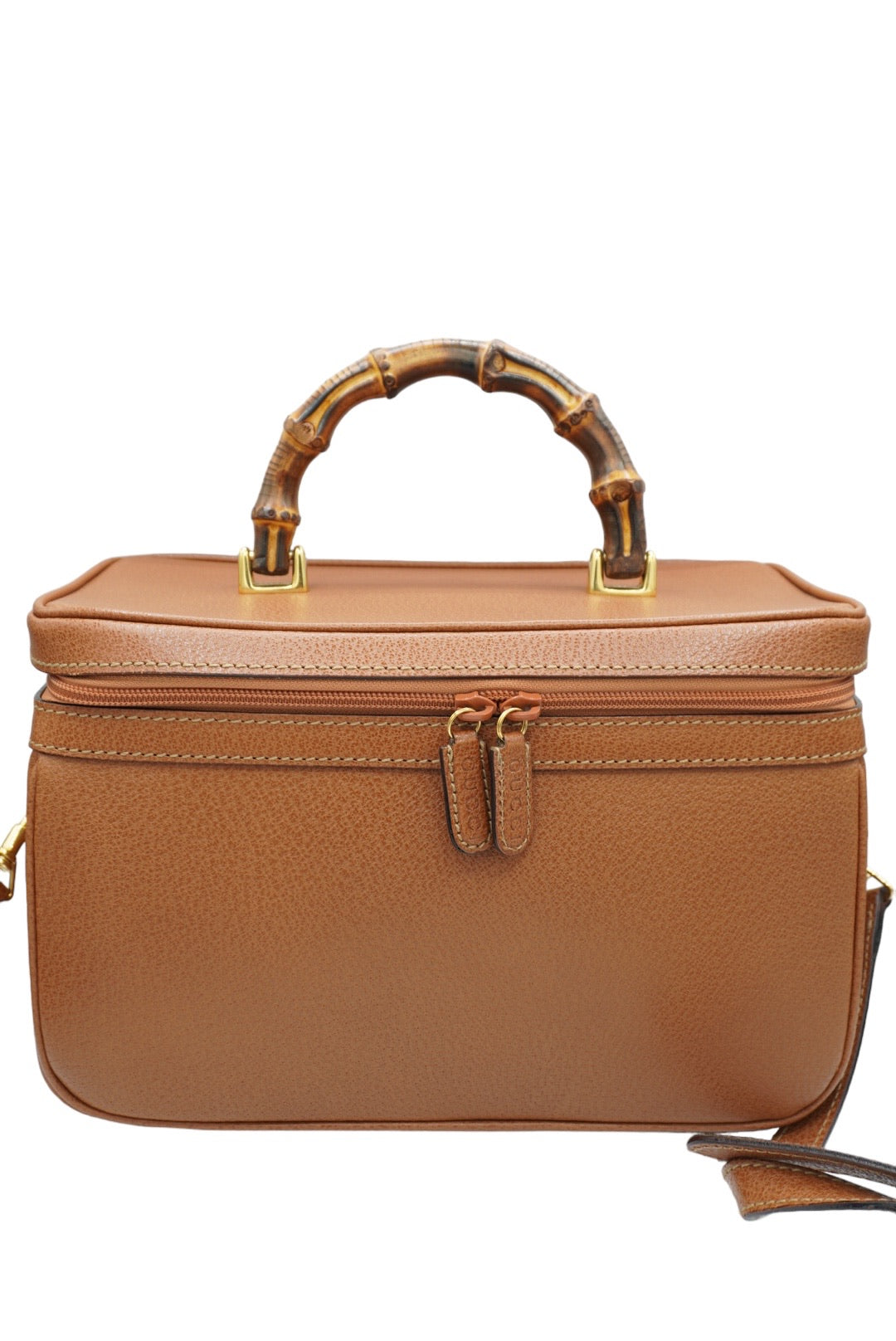 PRE-OWNED GG Vintage Bamboo Vanity Case