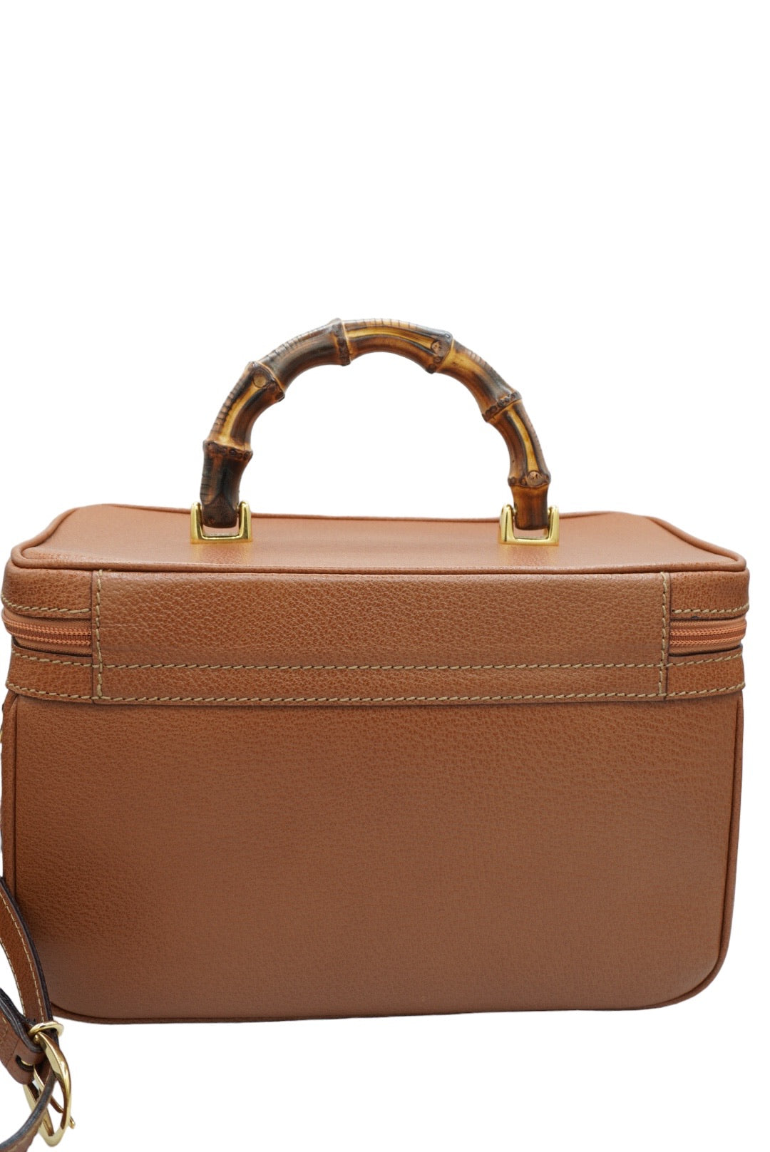 PRE-OWNED GG Vintage Bamboo Vanity Case
